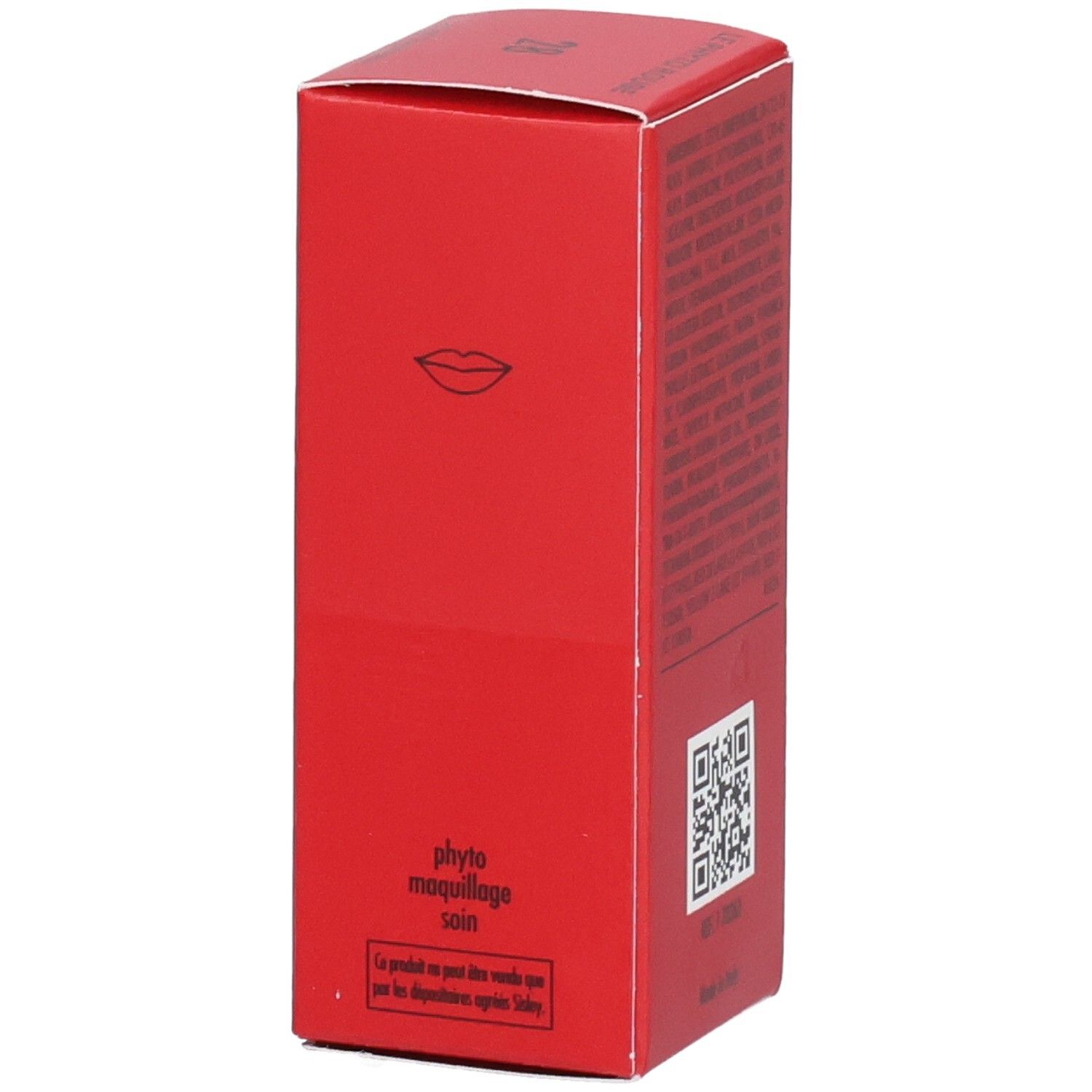Sisley Le Phyto Rouge verpakking, zijkant met lippen-symbool en tekst.