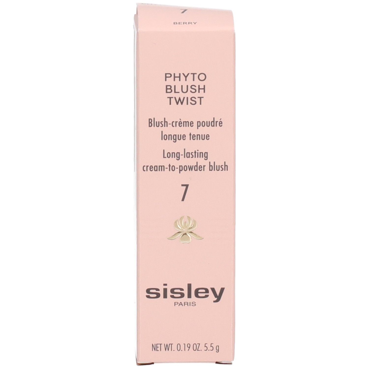 Sisley Phyto-Blush Twist in zwarte huls met zebraprint.