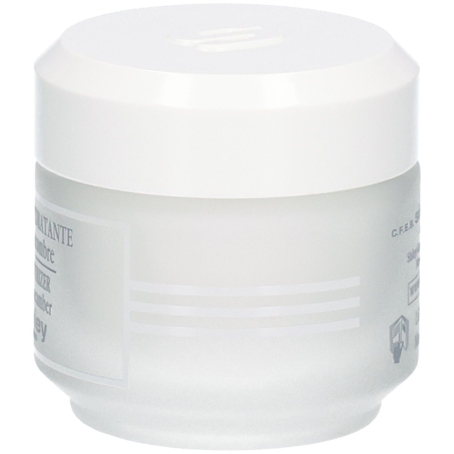 Sisley Creme Hydratante au Concombre, côté du pot indiquant 50 ml.