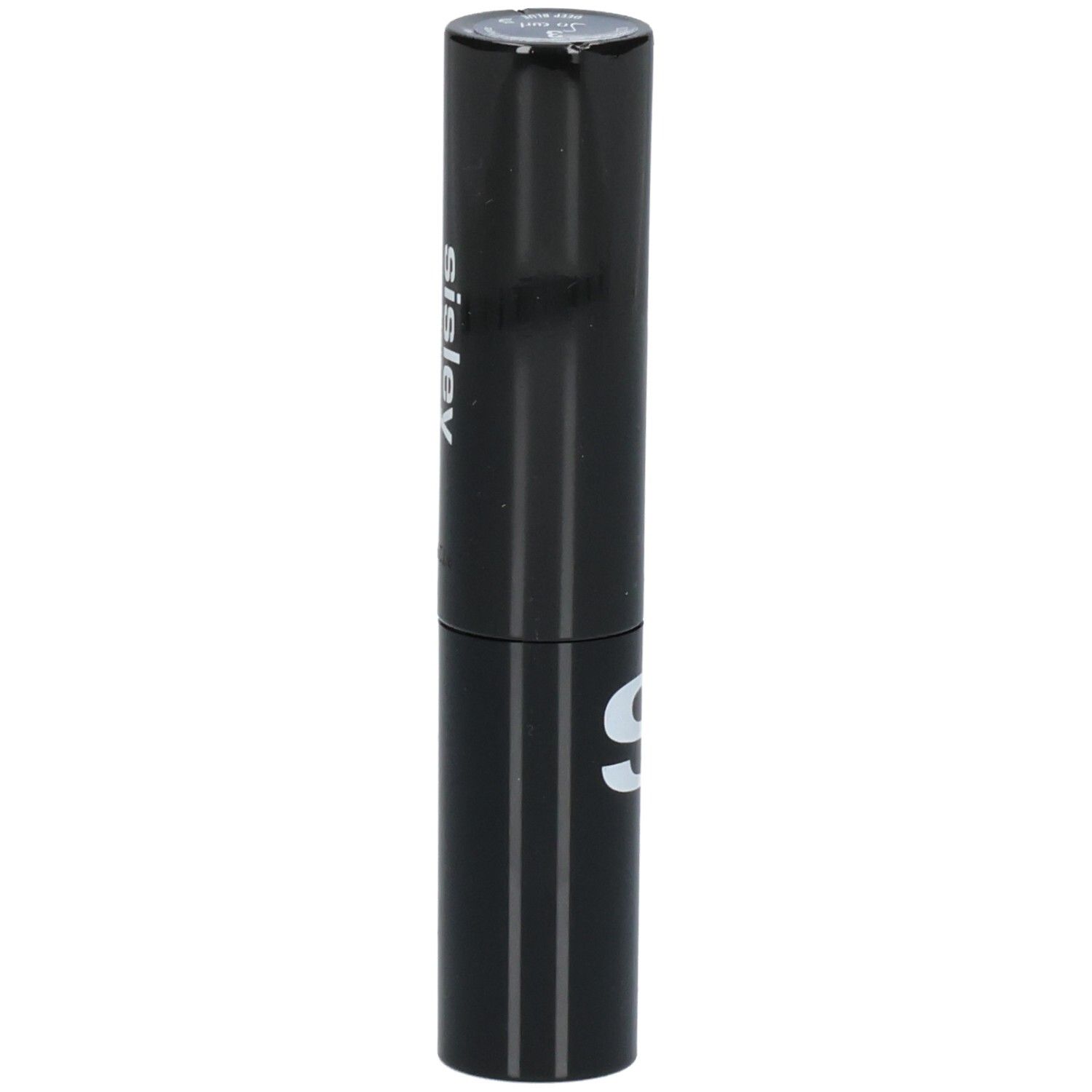 Applicateur de mascara noir avec logo Sisley et symbole "S".