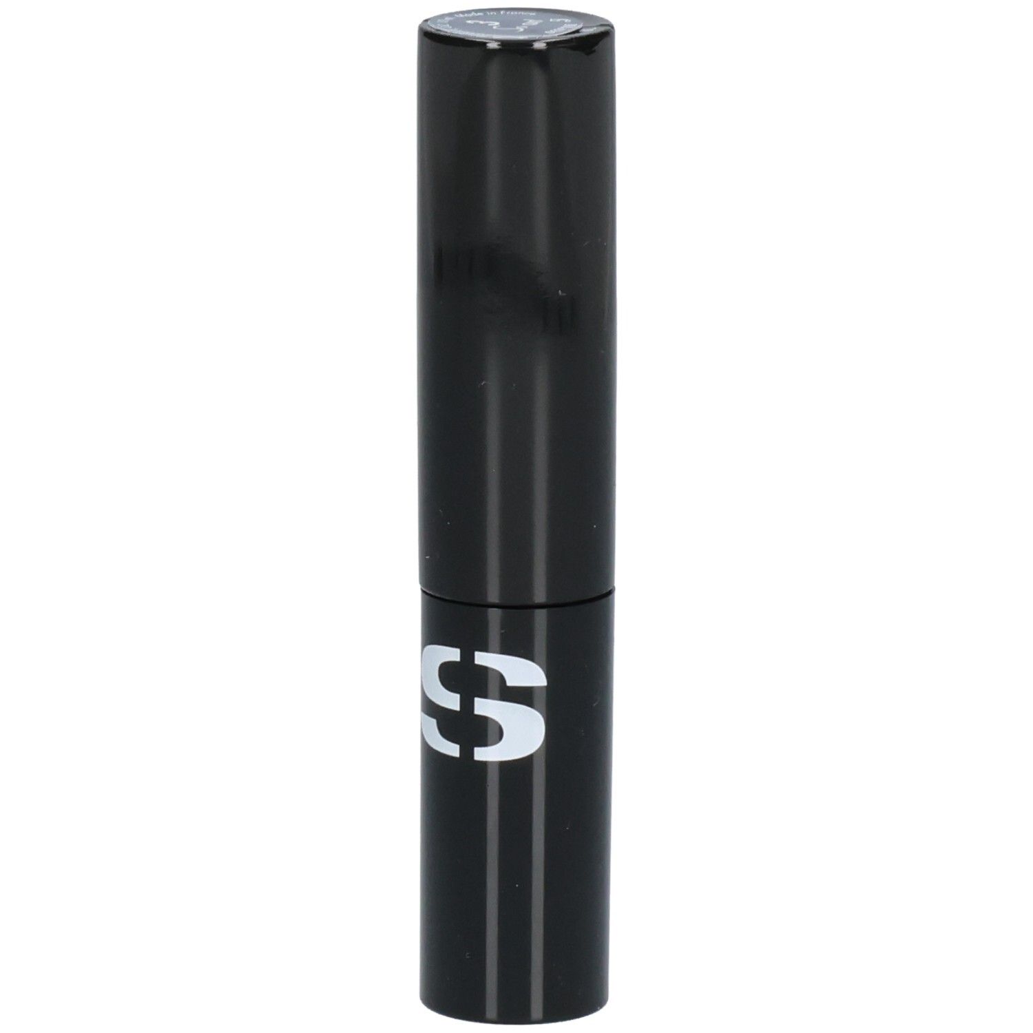 Applicateur de mascara noir avec logo Sisley et lignes verticales.