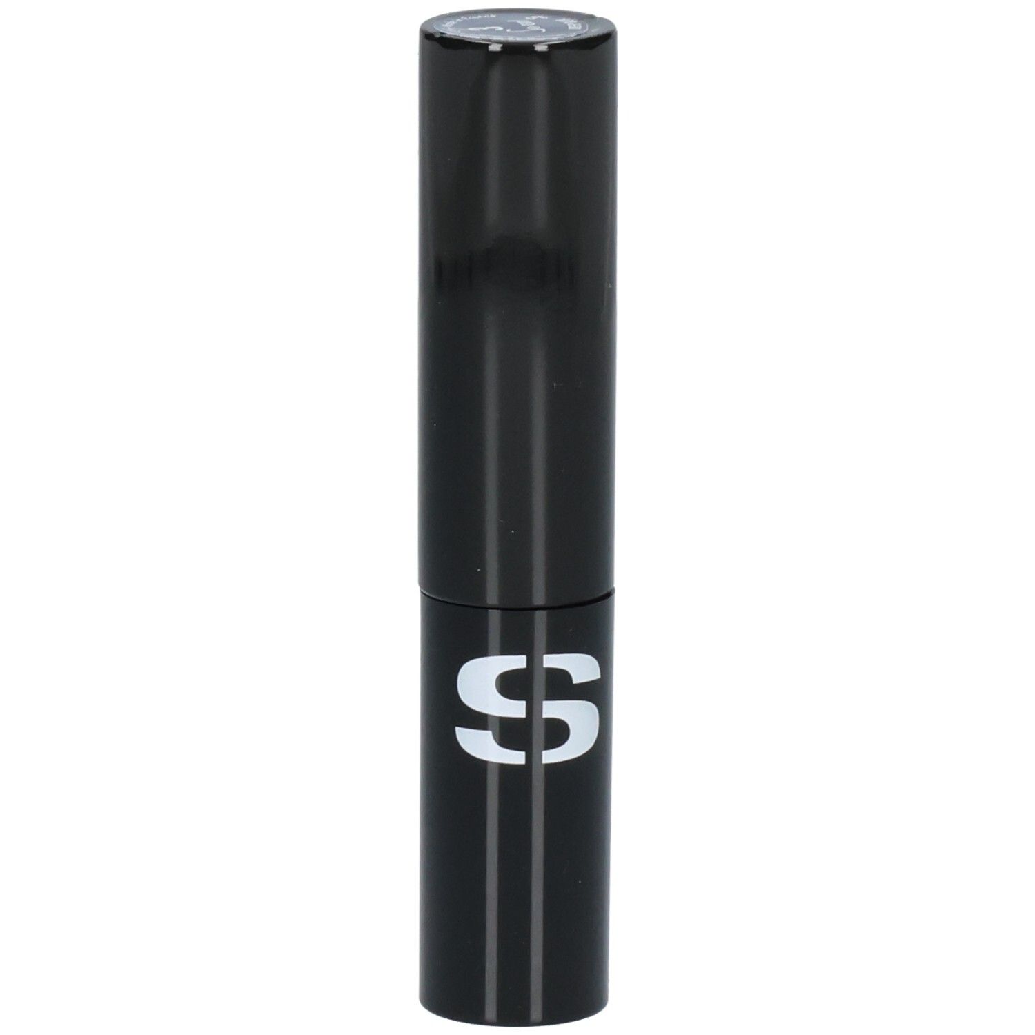 Applicateur de mascara noir avec logo Sisley et lignes verticales.