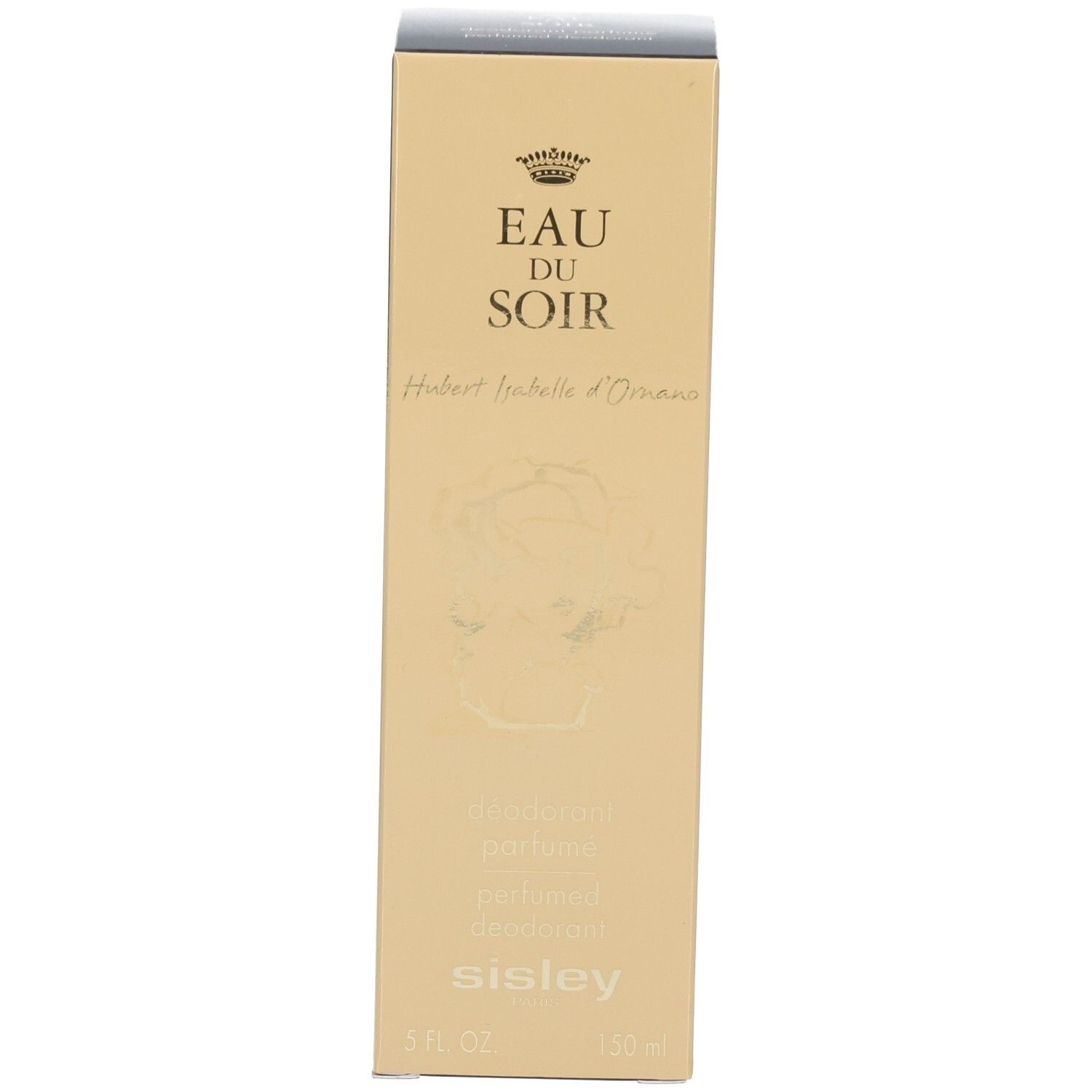Boîte pour déodorant parfumé Eau du Soir Sisley, beige.