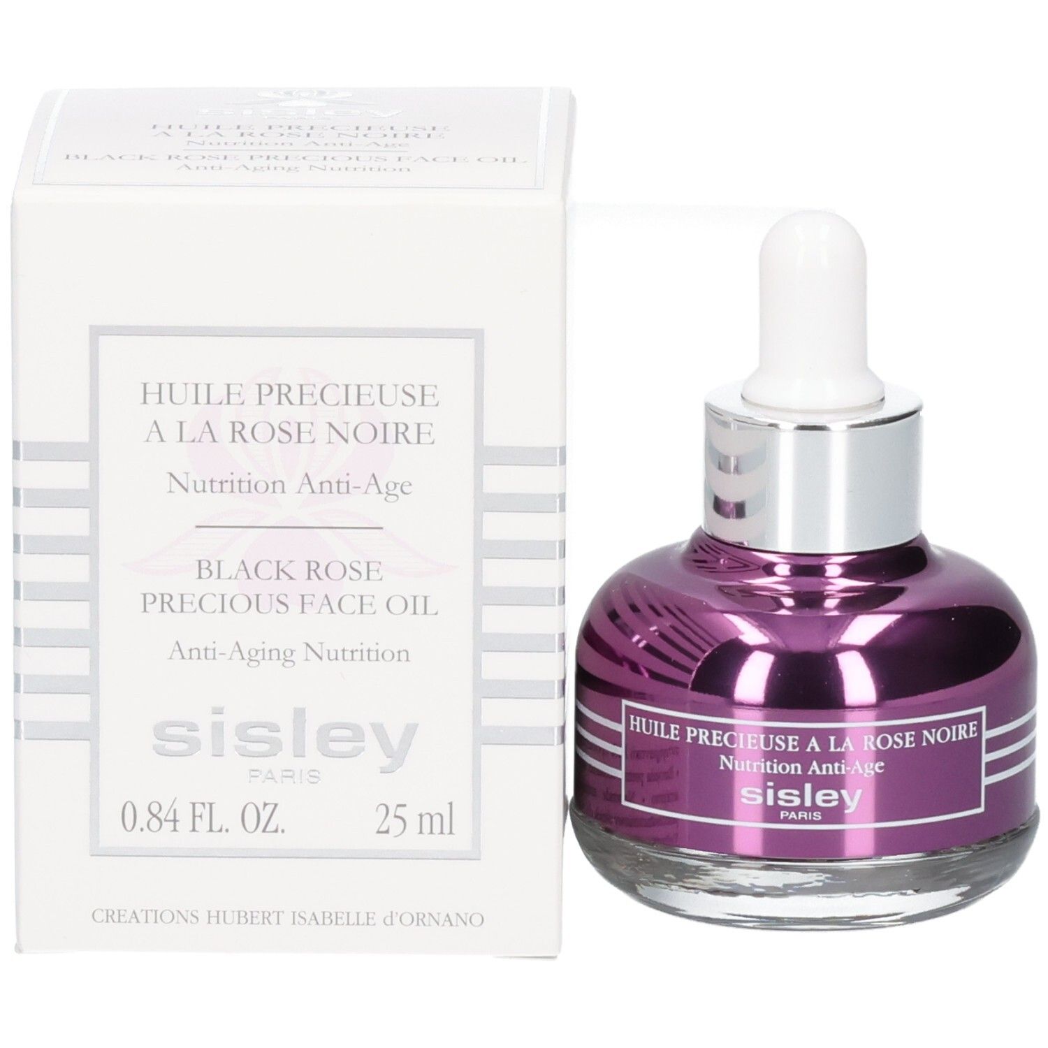 Sisley Huile Précieuse à la Rose Noire flesje en doosje.