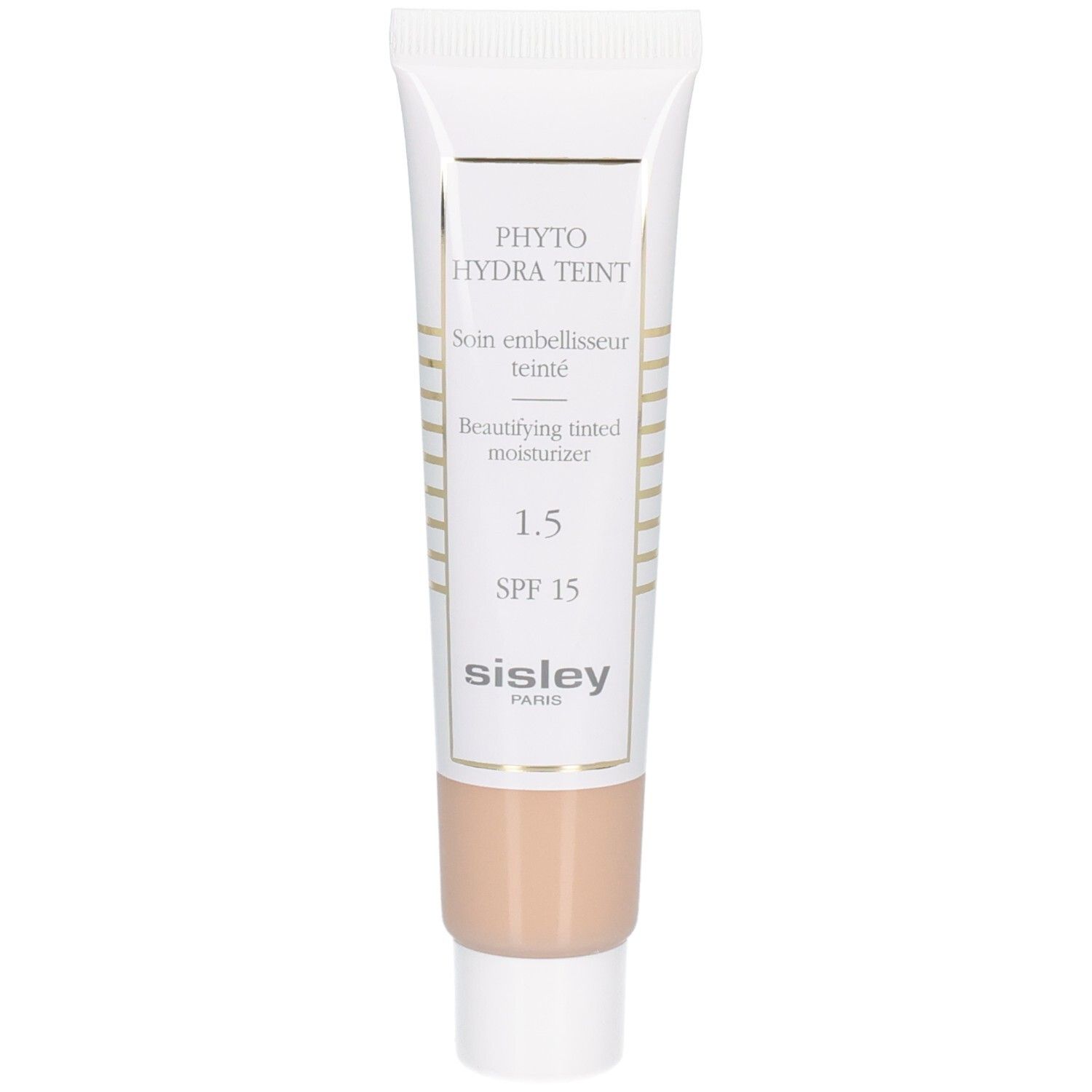 Sisley Phyto-Hydra Teint, tint 1.5 Beige, getinte vochtinbrenger met SPF 15.