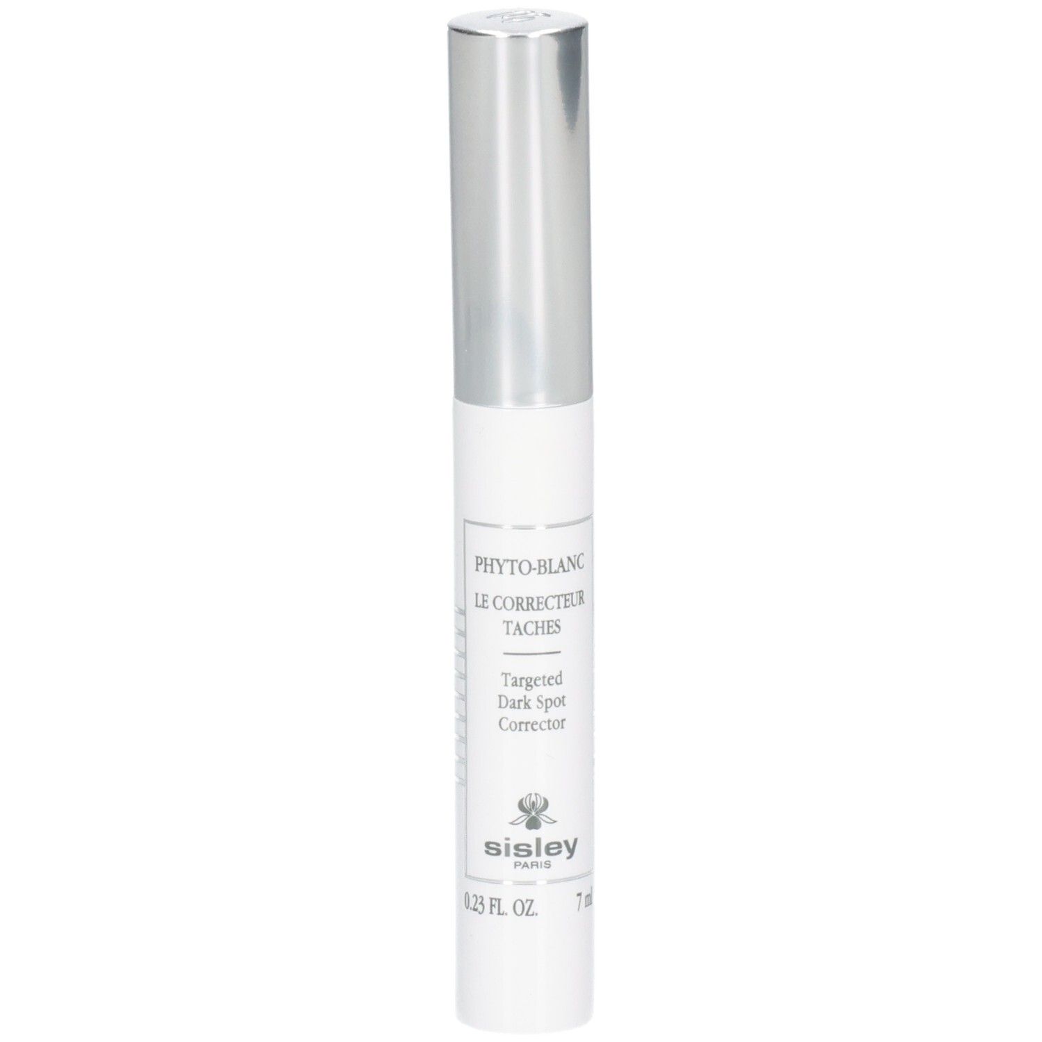 Sisley Phyto-Blanc Gerichte donkere vlekken corrector pen met zilveren dop.