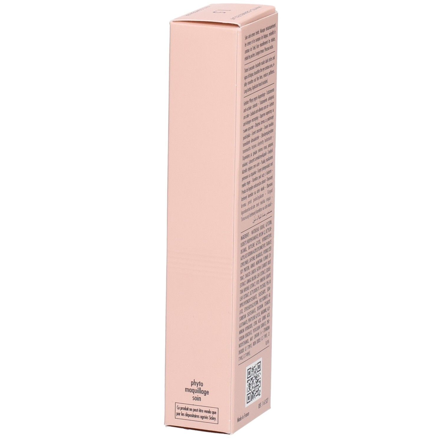 Sisley Phyto-Cernes Éclat oogconcealer, zijaanzicht van de verpakking.