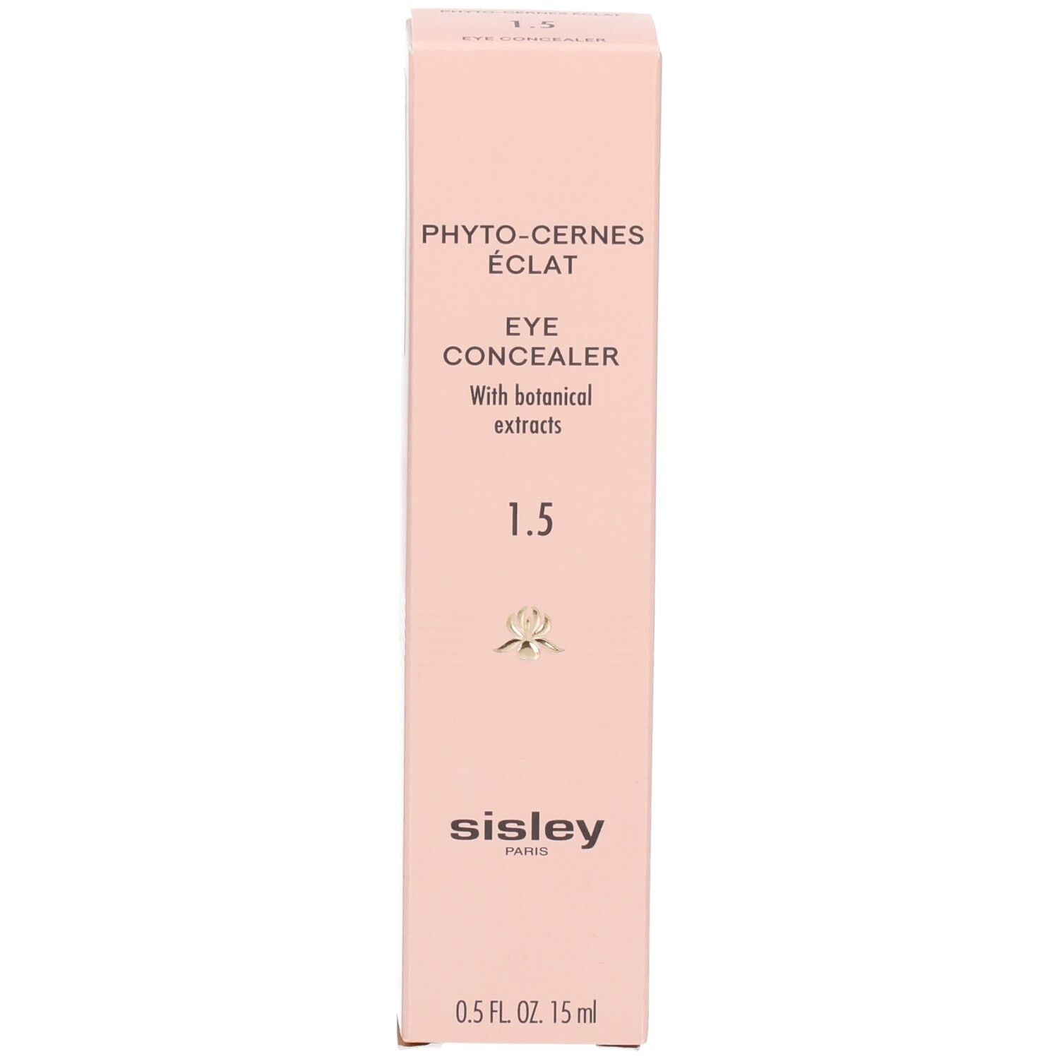 Sisley Phyto-Cernes Éclat oogconcealer, voorkant van de verpakking met productnaam en tint.
