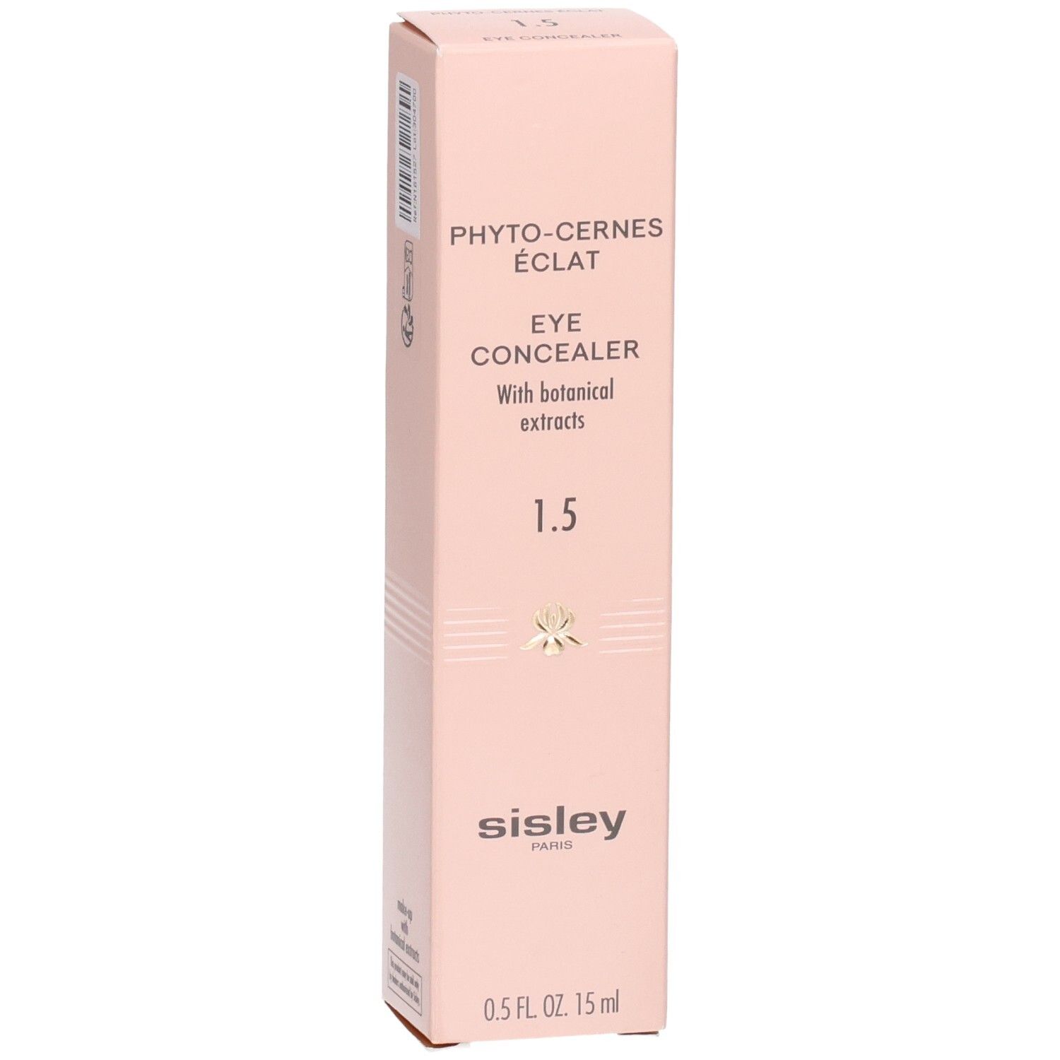 Sisley Phyto-Cernes Éclat oogconcealer, voorkant van de verpakking, close-up.