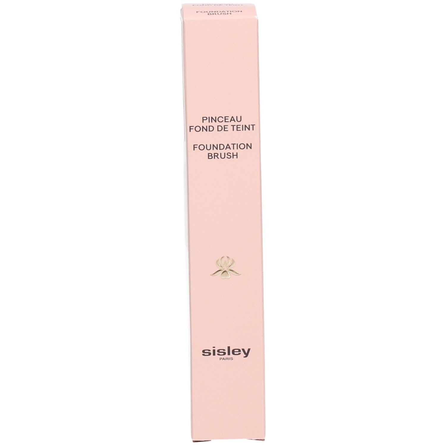Sisley Foundation Brush verpakking, roze, met logo.