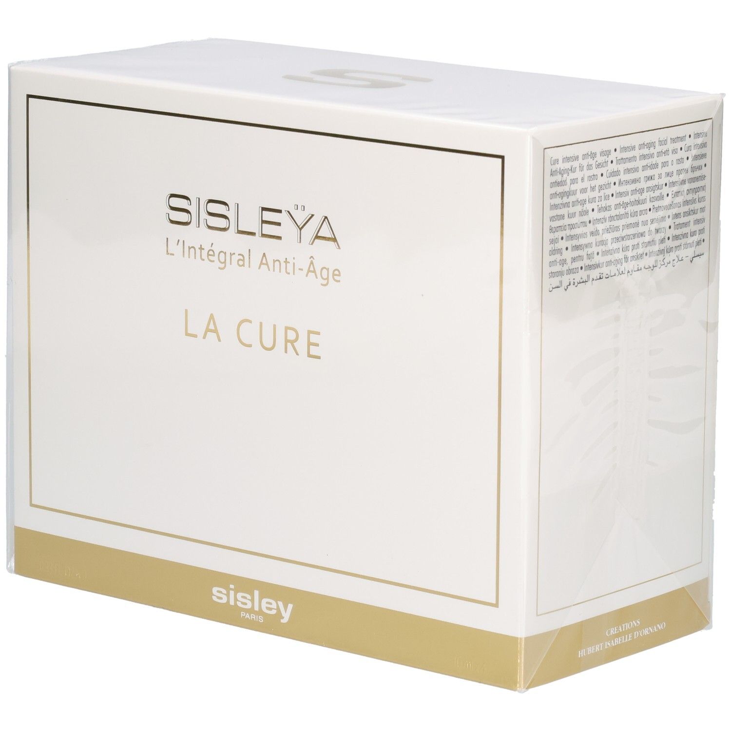 Sisley La Cure Anti-Aging verpakking met gouden band.
