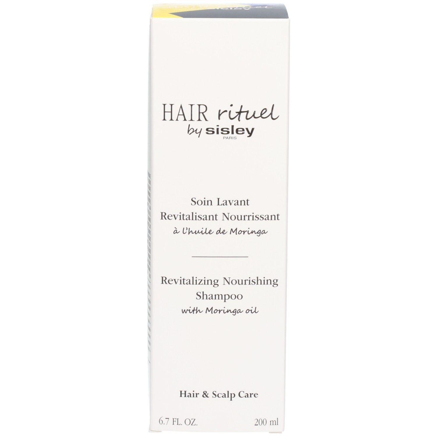 Doos van Revitalizing Nourishing Shampoo van Hair Rituel by Sisley.