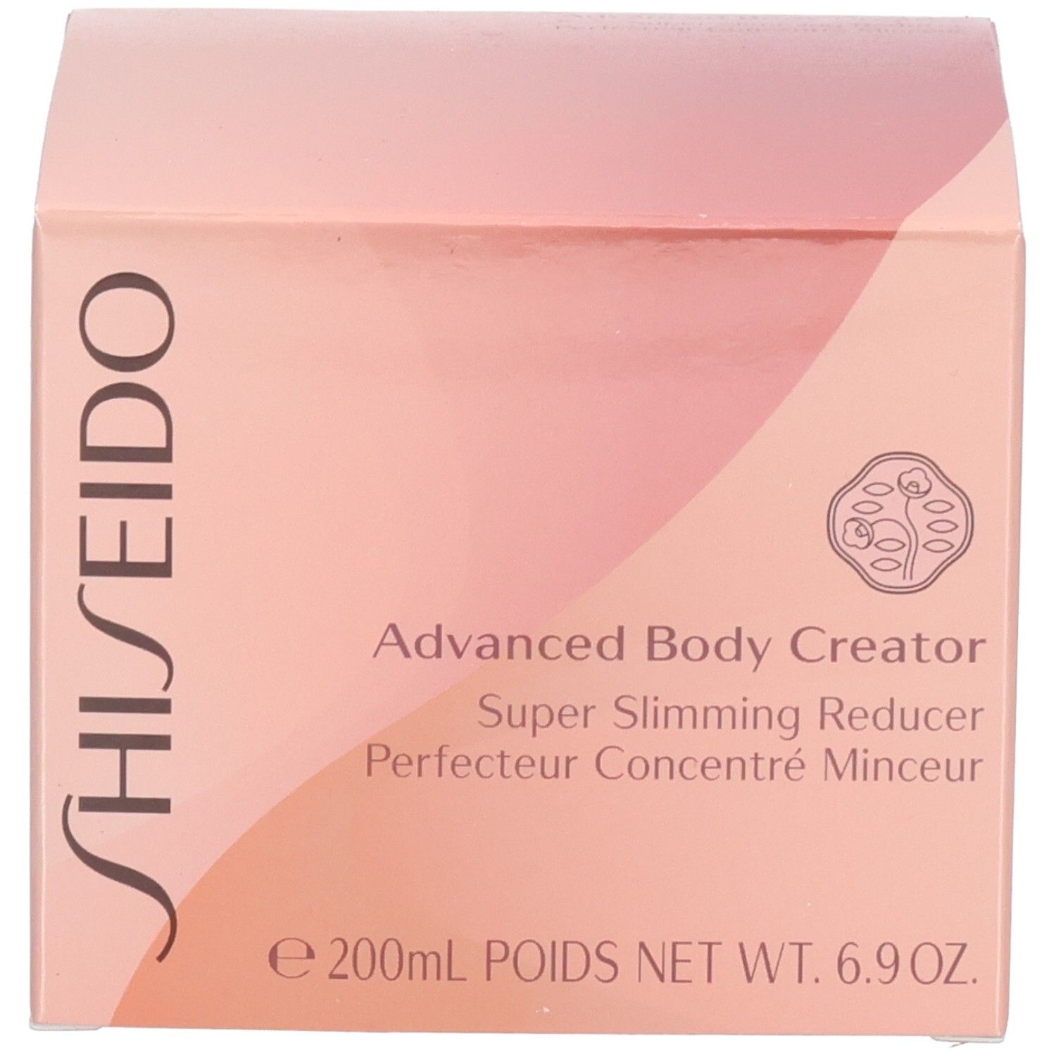 Emballage de la SHISHEIDO Advanced Body Creator Crème, 200ml.