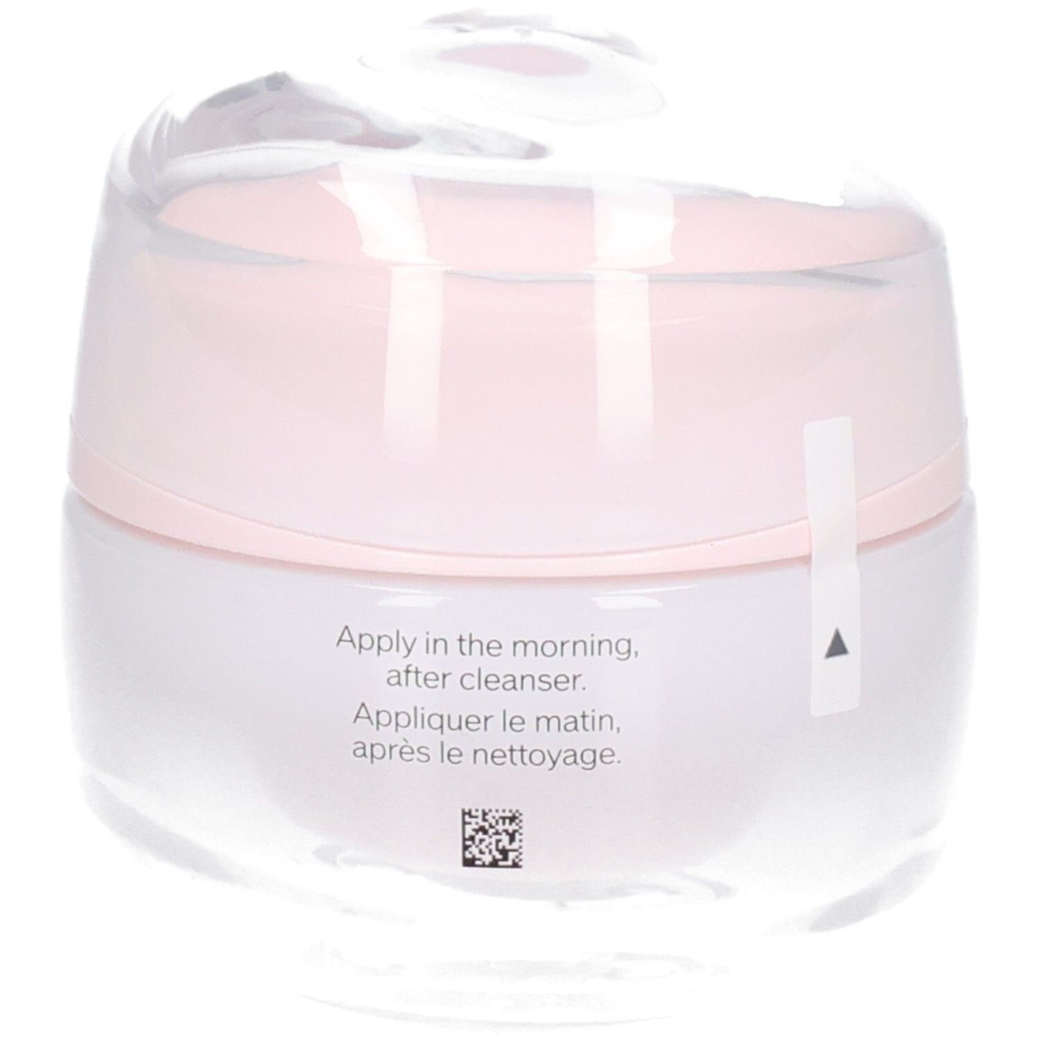 Shiseido Essential Energy Hydrating Cream, dos avec instructions d'application.