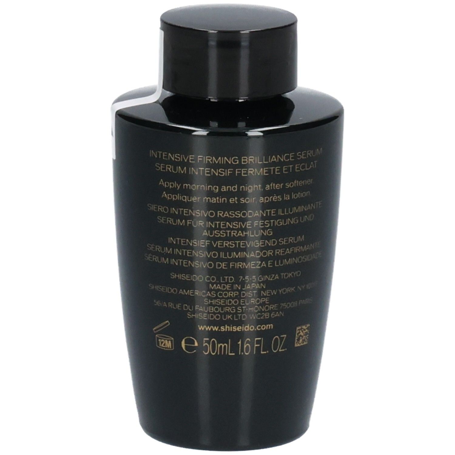 Shiseido Future Solution LX Intensieve Serum fles, 50ml, met instructies.