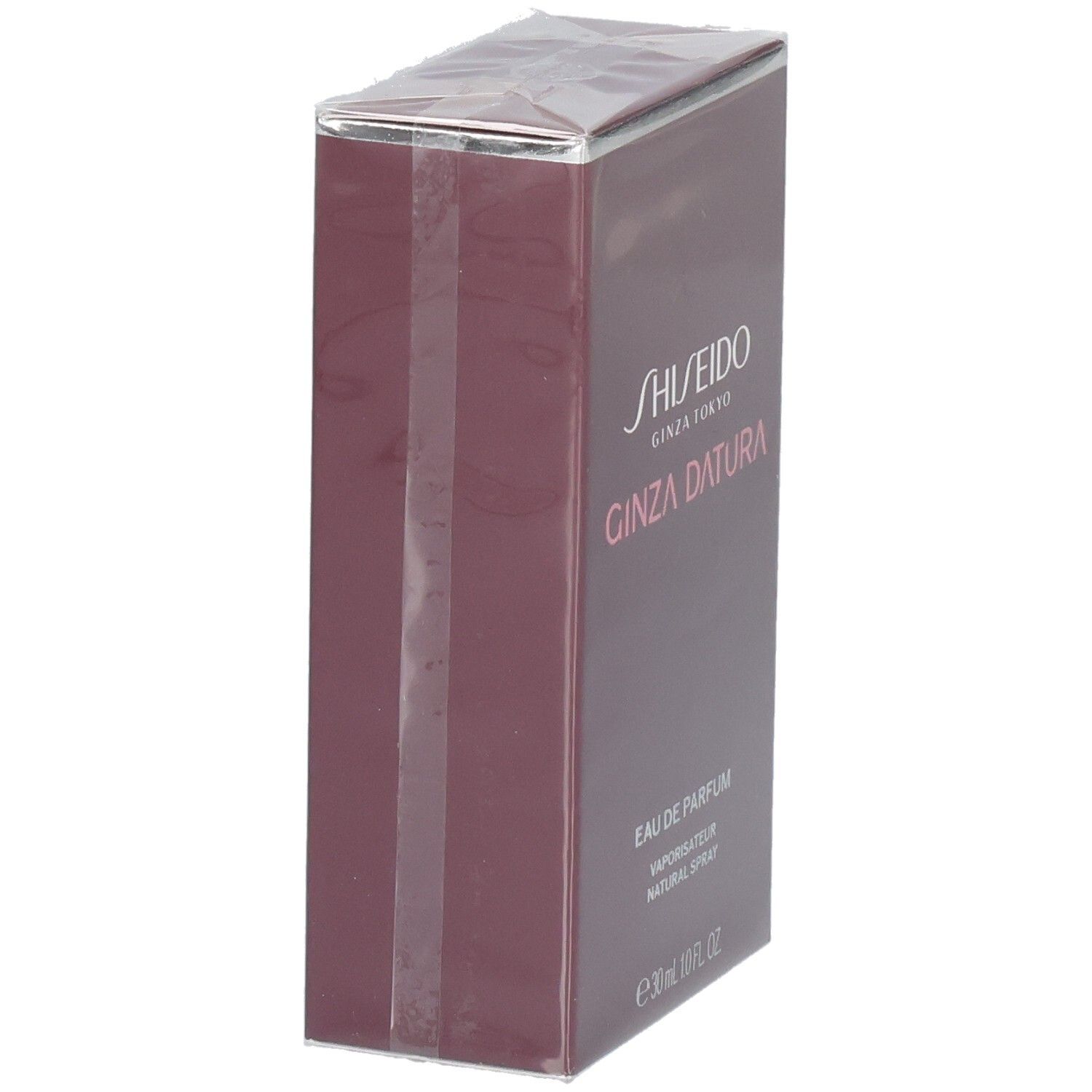 Shiseido Ginza Datura Eau de Parfum verpakking, zijaanzicht.
