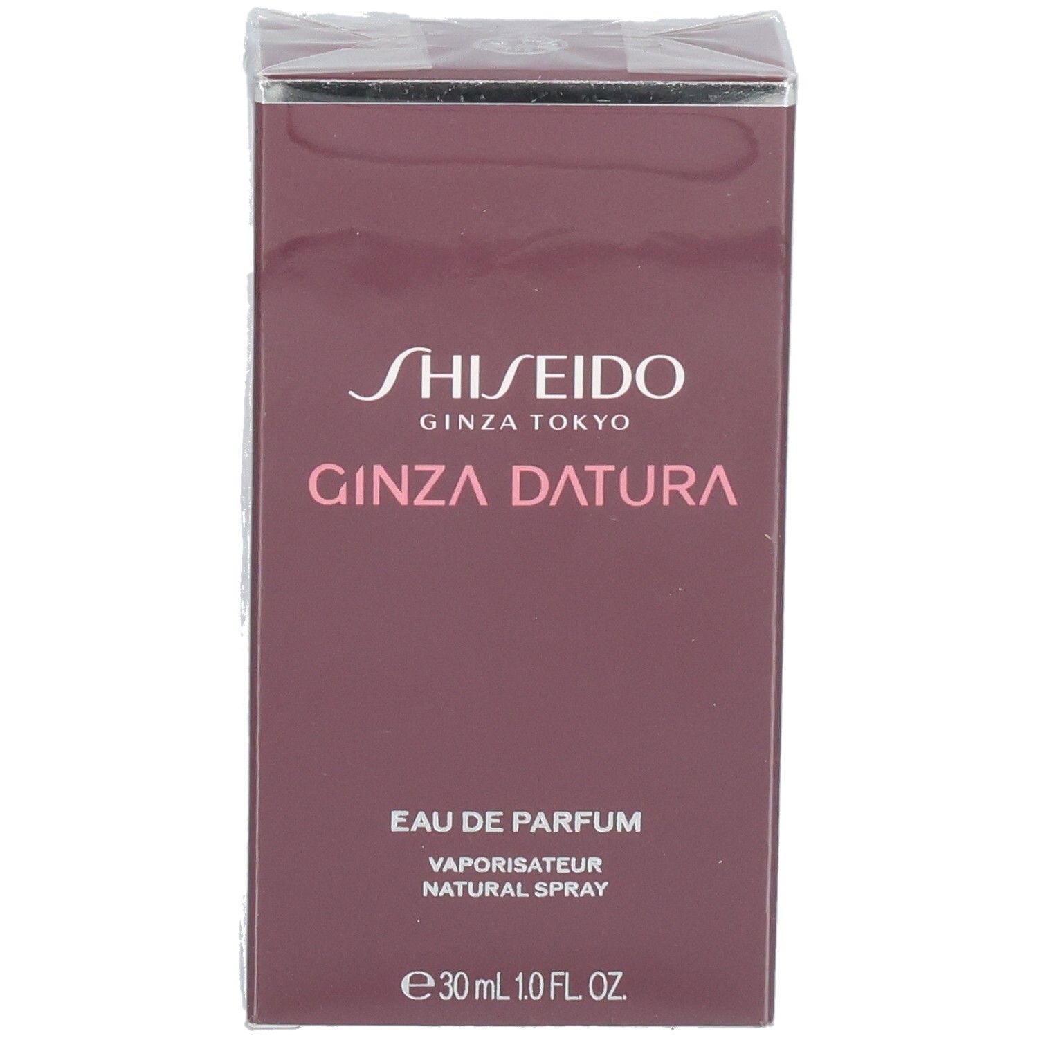 Shiseido Ginza Datura Eau de Parfum verpakking, voorkant.