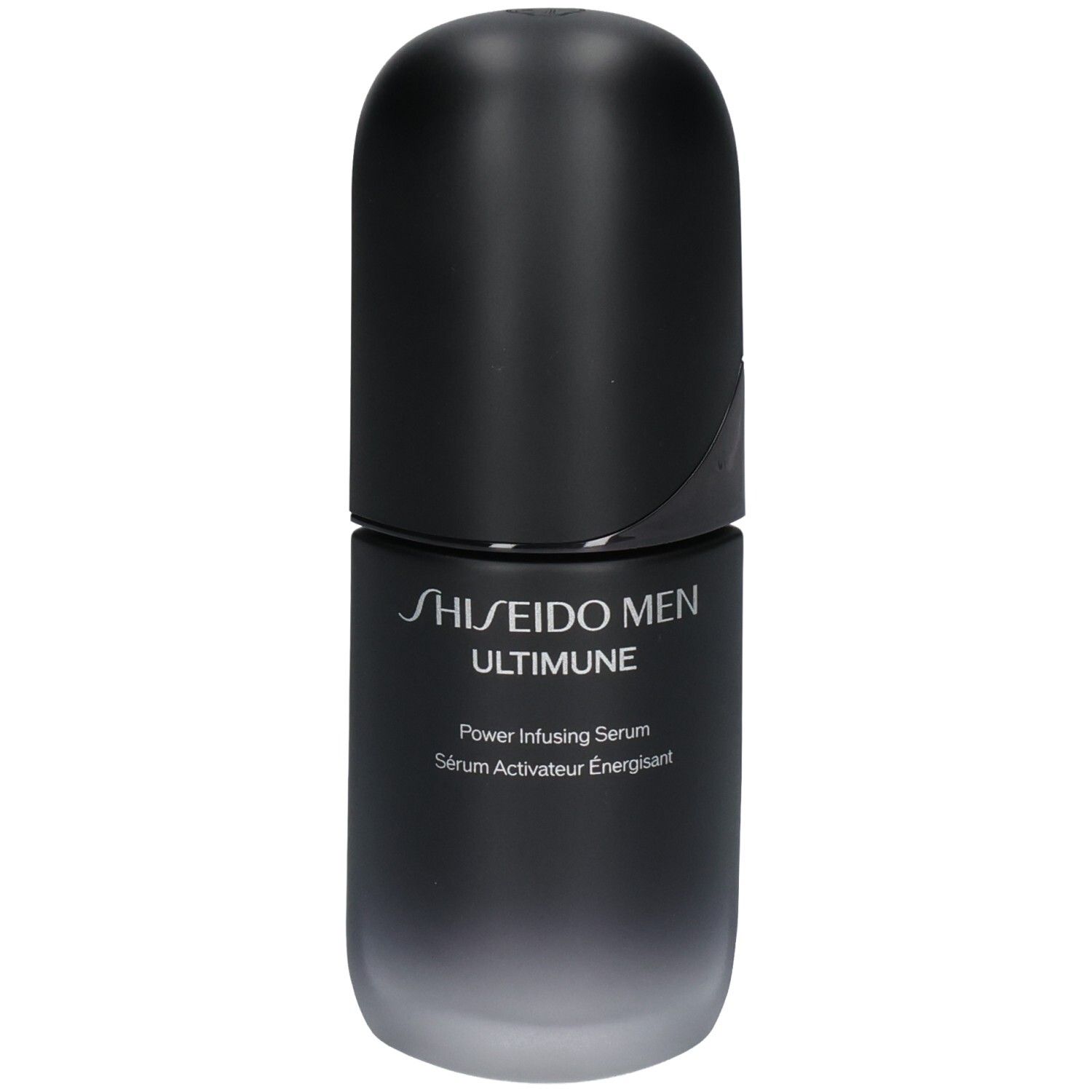 Shiseido Men Ultimune Power Infusing Serum flesje met zwarte dop.