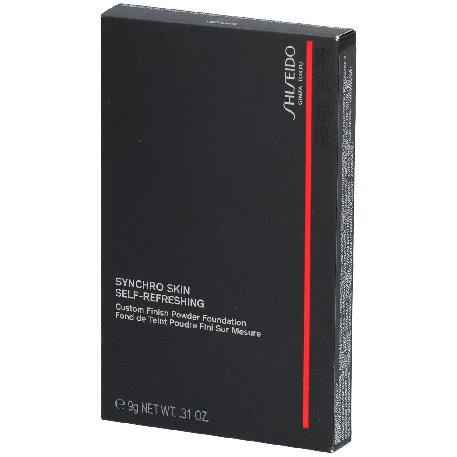 SHISEIDO Synchro Skin Fond de Teint Poudre Auto-Rafraîchissant, 9g.