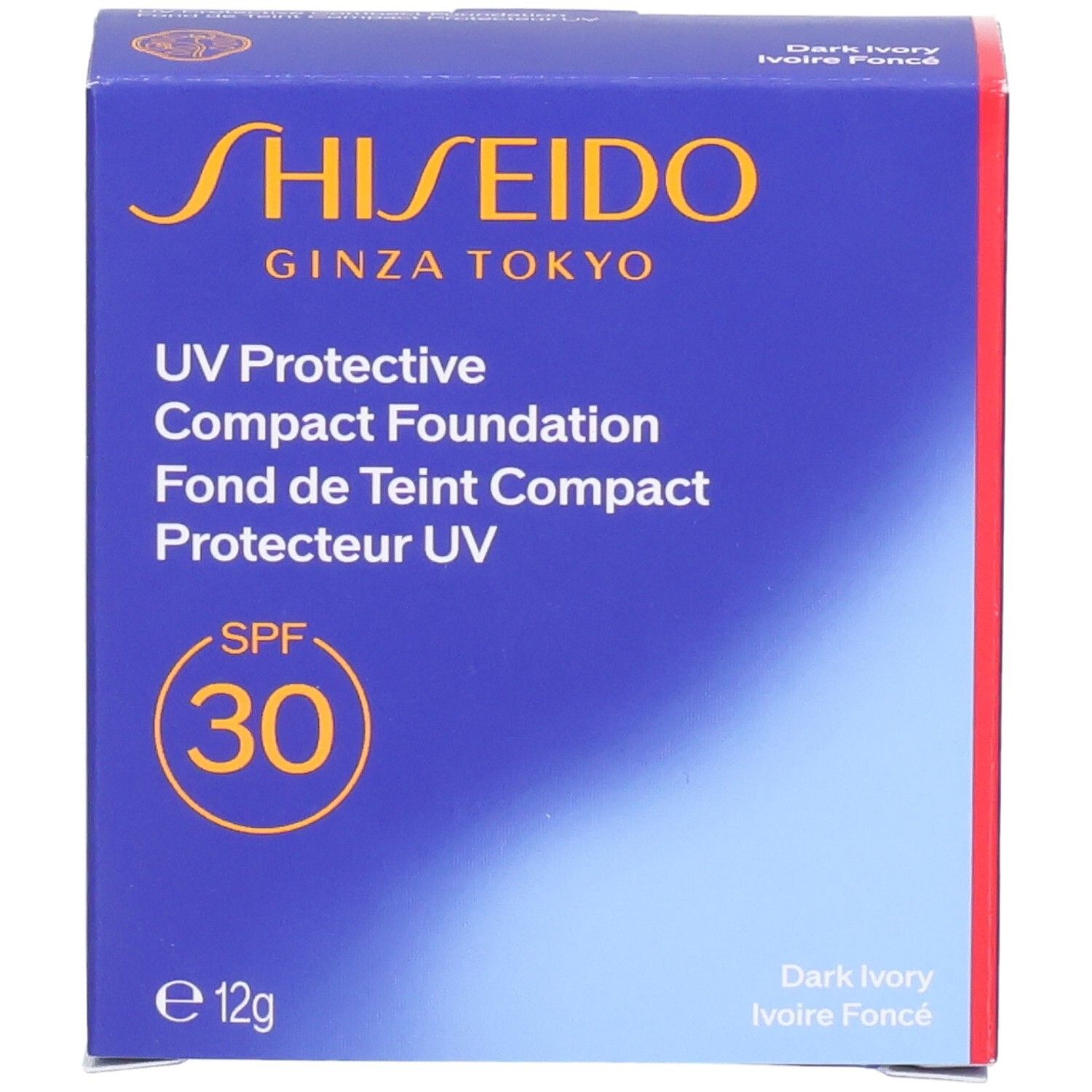 Shiseido UV Protective Compact Foundation, SPF 30, 12g, Ivoire Foncé.