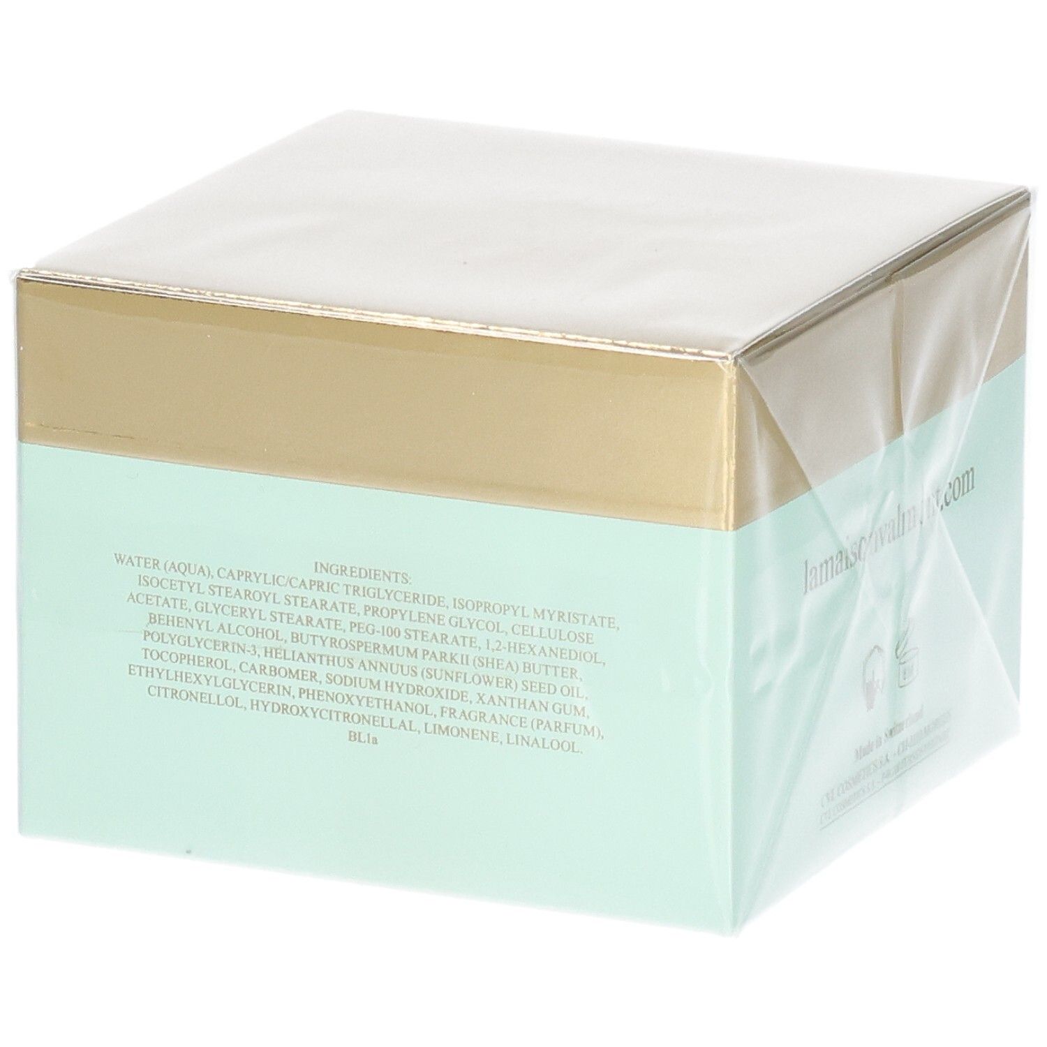 Emballage Valmont Purity Face Exfoliant Cream avec liste des ingrédients.