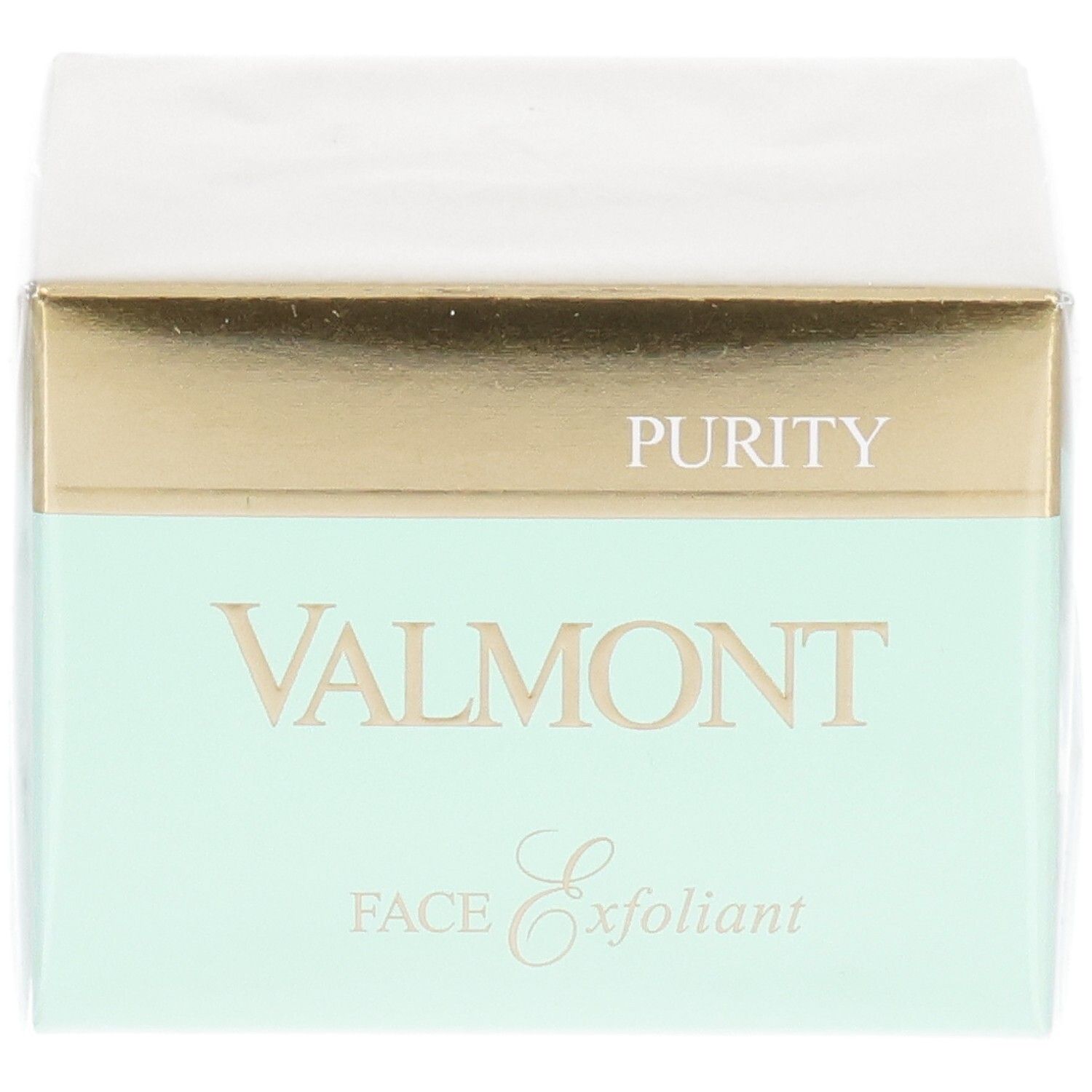 Emballage Valmont Purity Face Exfoliant Cream, face avant.