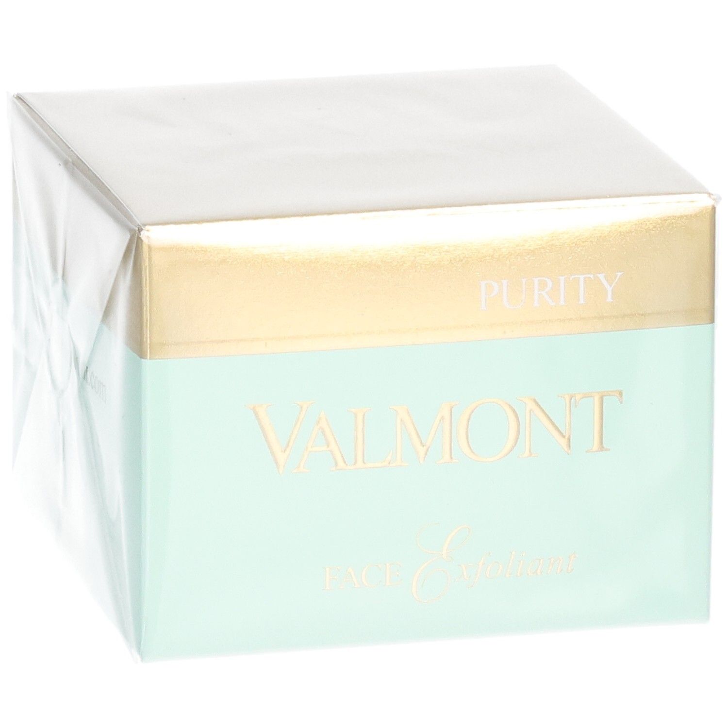 Emballage Valmont Purity Face Exfoliant Cream, de trois quarts avant.