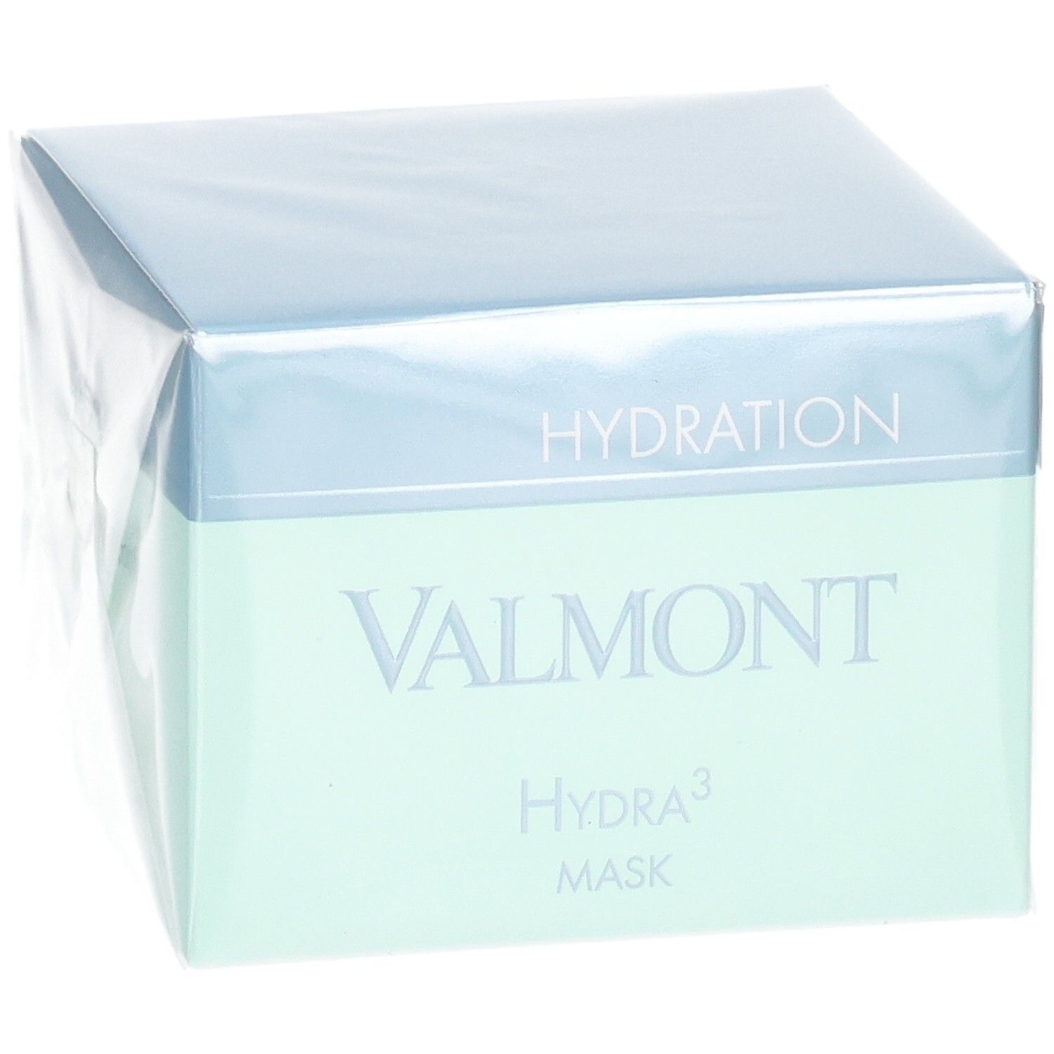 Valmont Hydra³ Mask verpakking, voorkant met productnaam.