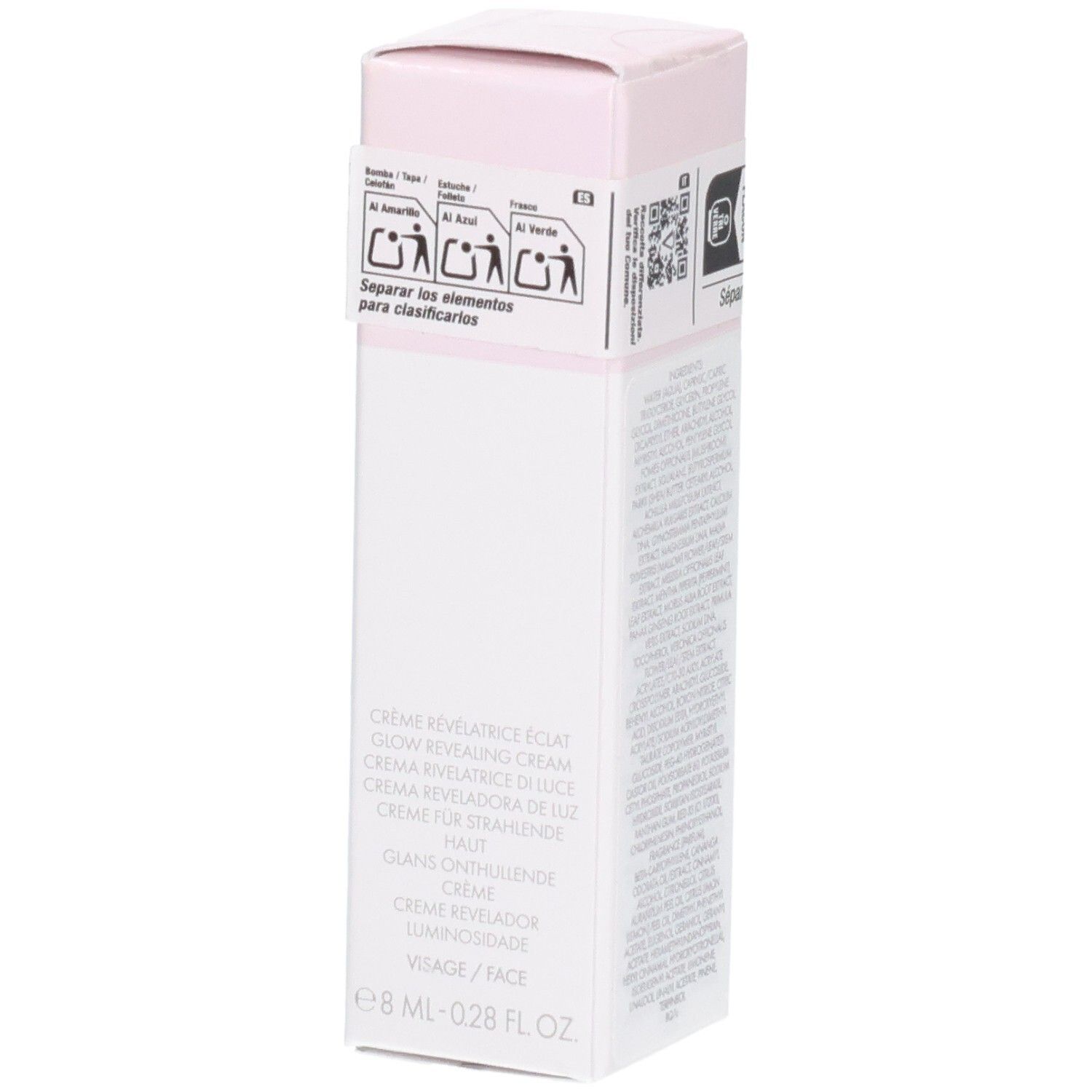 Boîte VALMONT LumiCream, face avant avec nom du produit et volume.