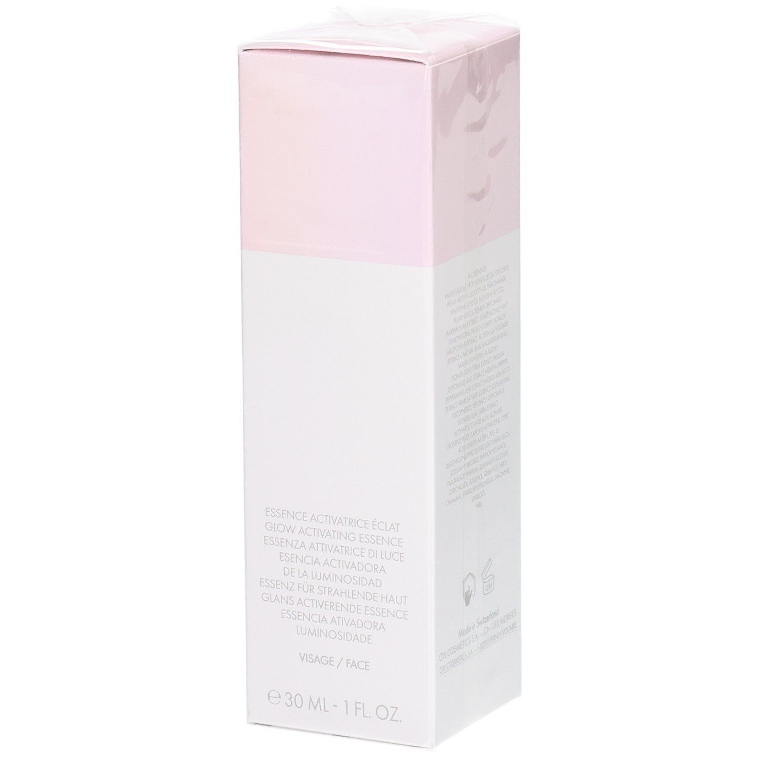 Boîte Valmont Luminosity : face avant avec nom du produit et volume.
