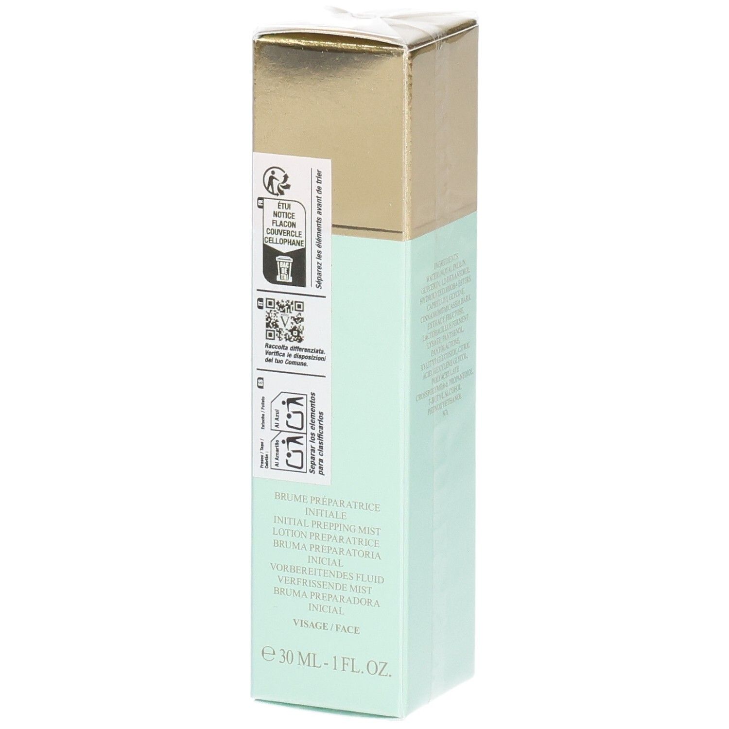 Emballage cosmétique VALMONT Primary Veil, face avant avec nom du produit et volume.