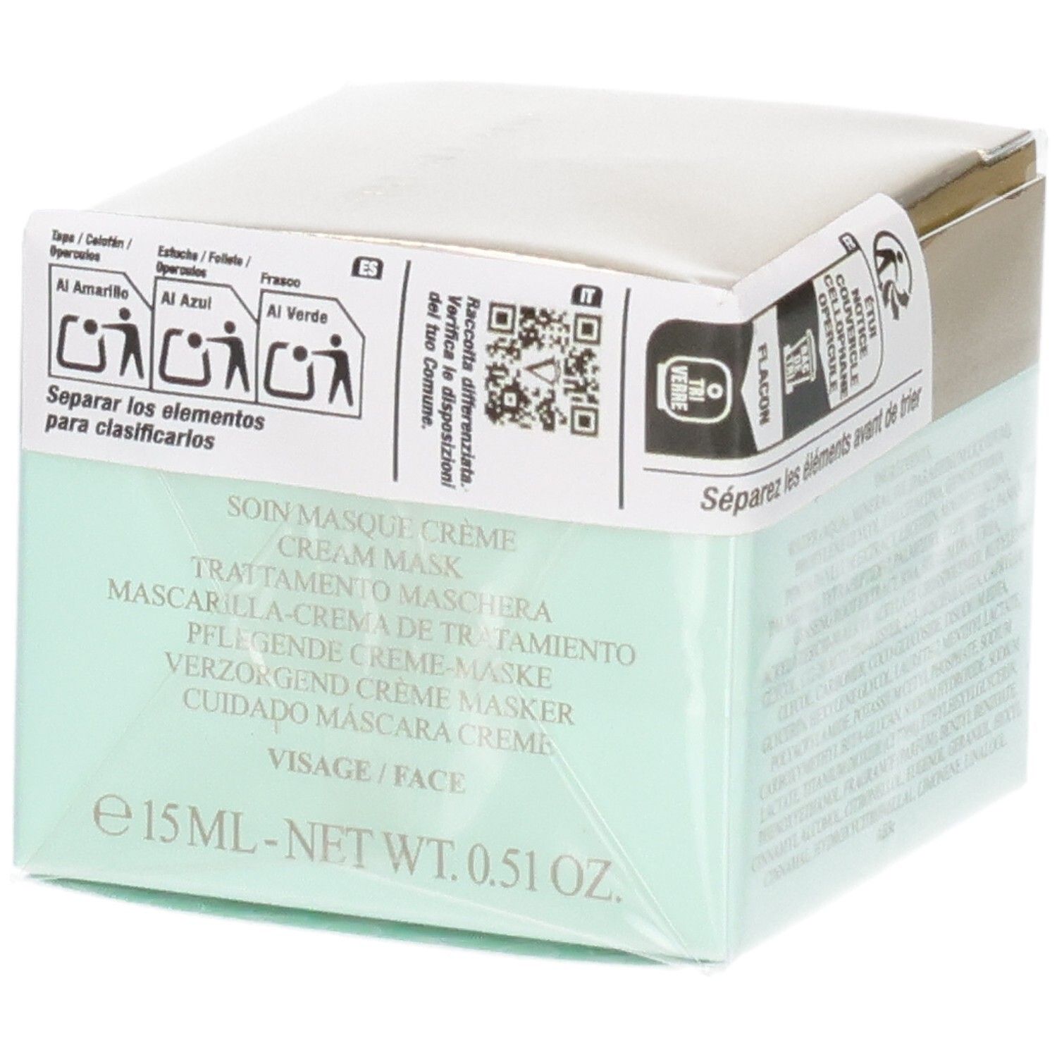 VALMONT Prime Renewing Pack, face avant de l'emballage avec noms de produits multilingues et taille.