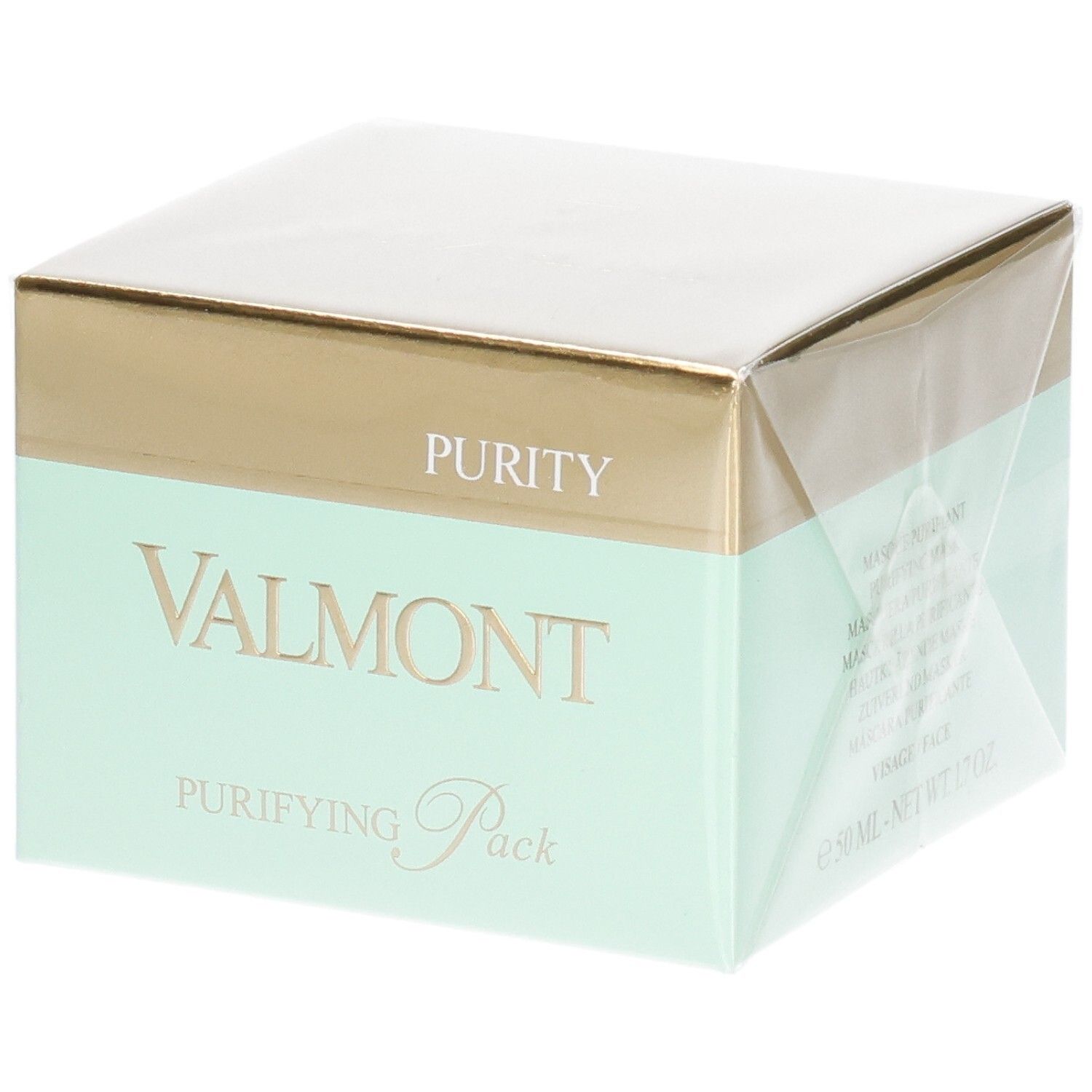 Valmont Masque Purifiant à l'argile, emballage.