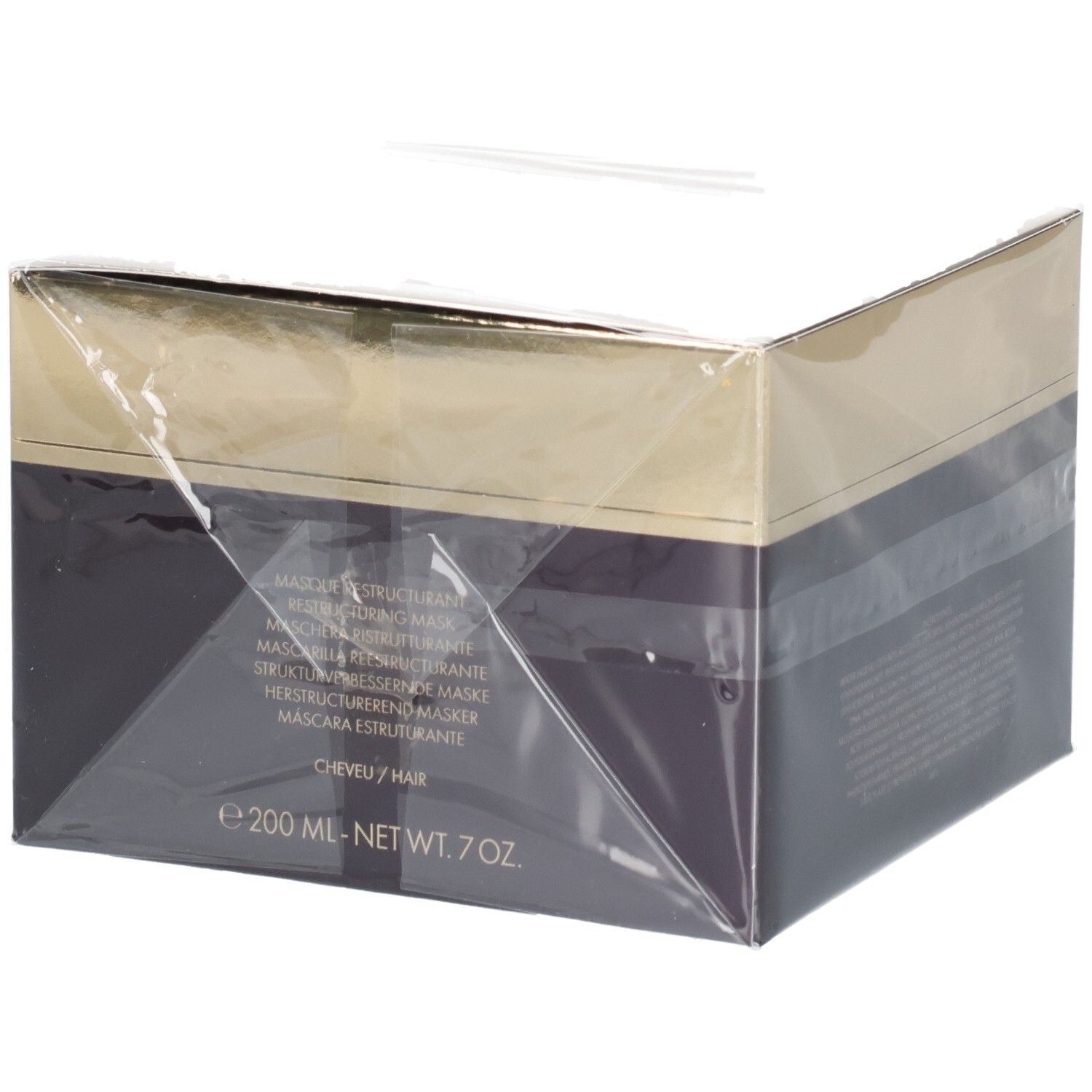 Valmont Recovering Mask, masque capillaire, emballage avec nom du produit et volume.