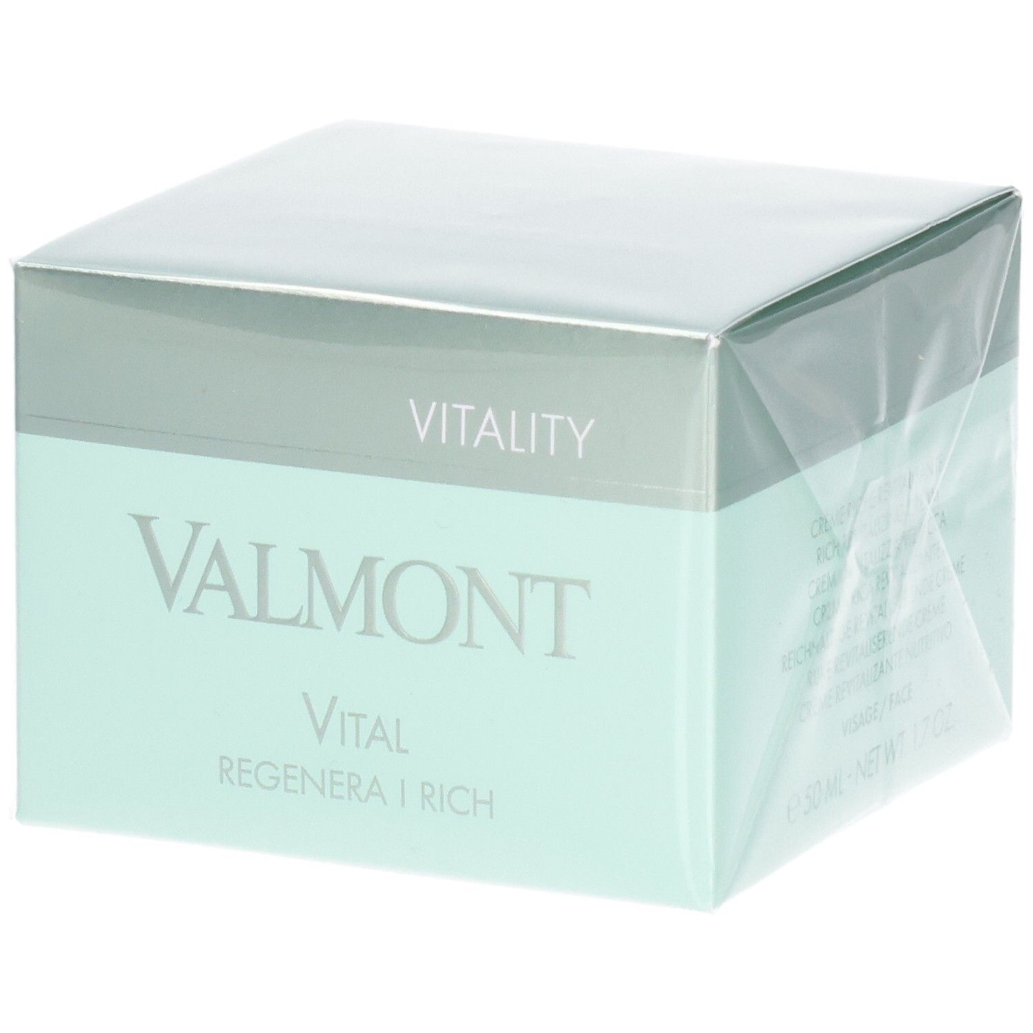 Emballage Valmont Vital Regenera I Rich Crème.