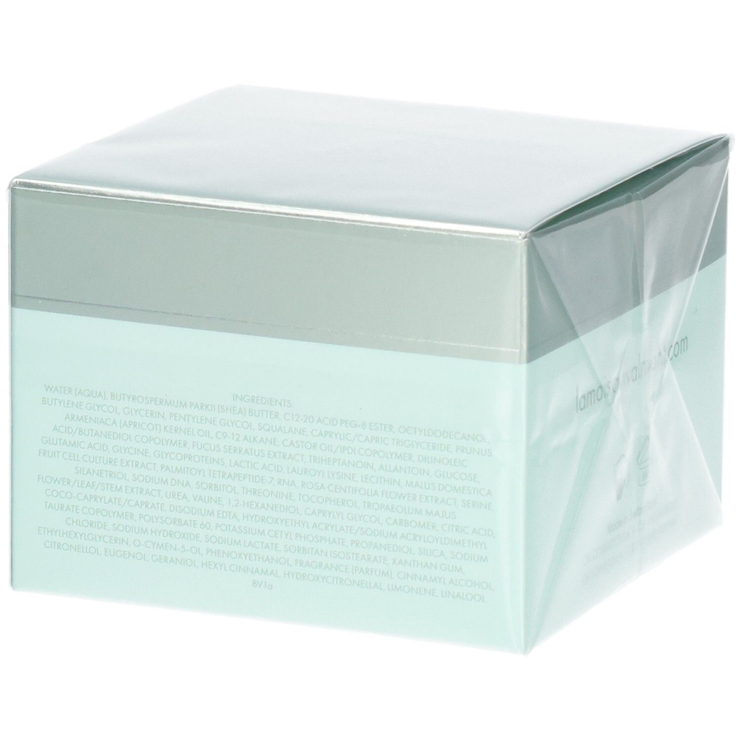 Emballage Valmont Vital Regenera I Rich Crème, côté avec liste des ingrédients.