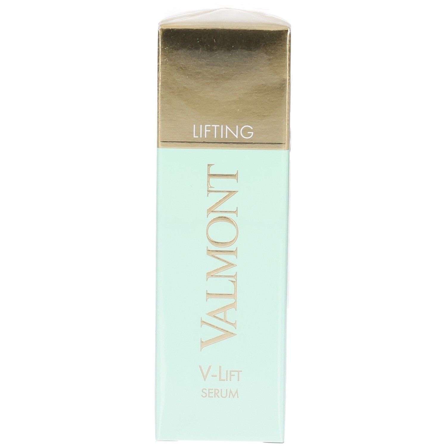 VALMONT V-Lift Serum, anti-rimpel serum, mintgroene en gouden verpakking, 30ml.