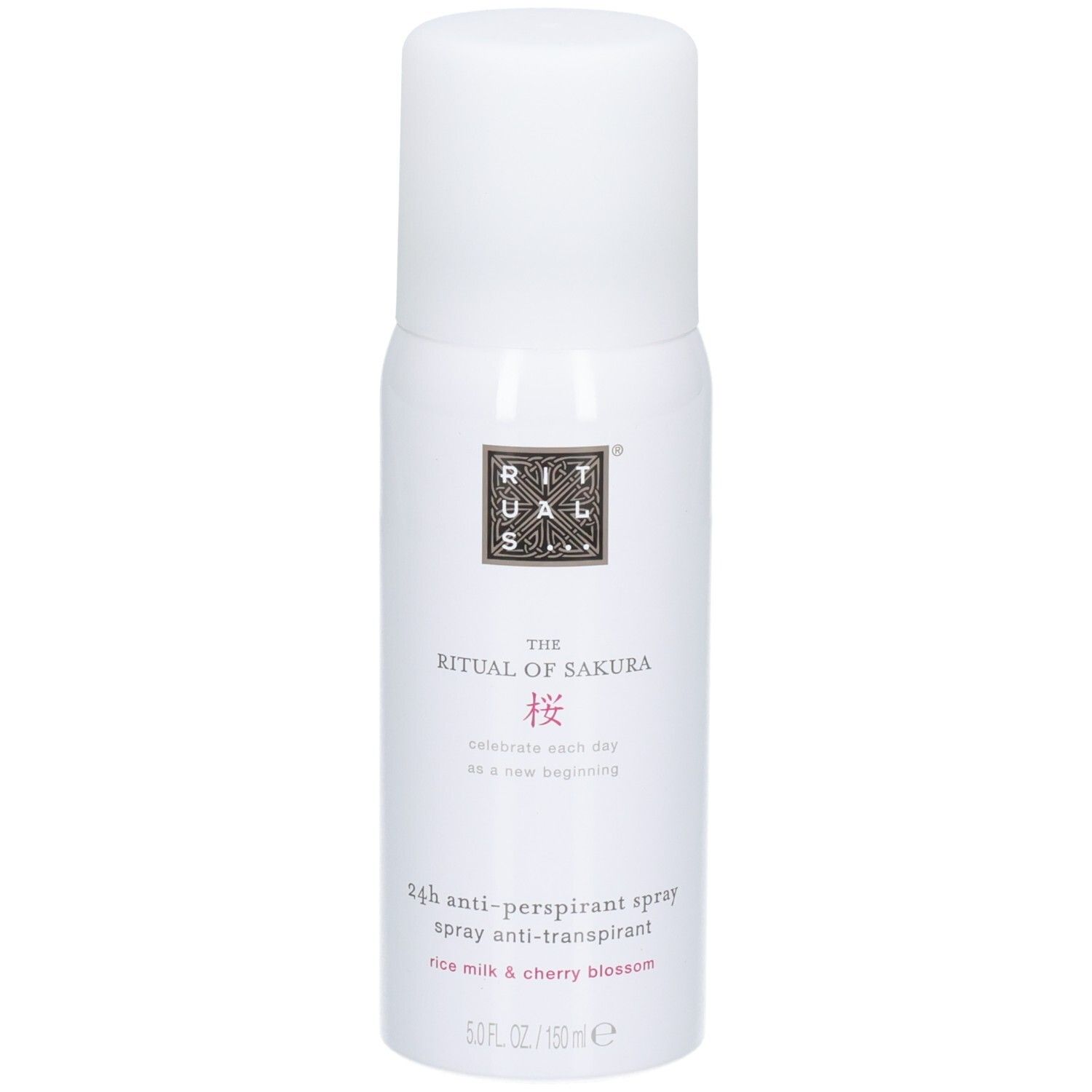 RITUALS The Ritual of Sakura Anti-Transpirant Spray 24u Rijstmelk & Kersenbloesem.