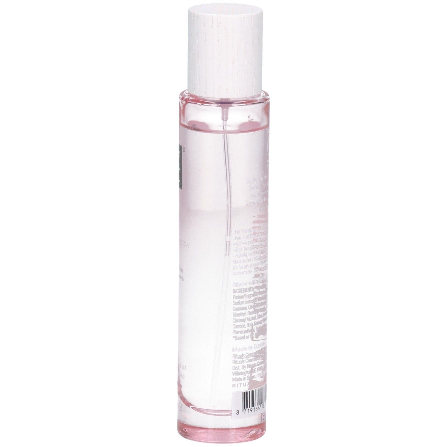 RITUALS The Ritual of Sakura Hair & Body Mist met kersenbloesem en rijstmelk.