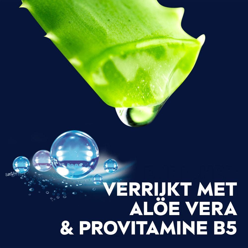 Twee producten: NIVEA MEN Hydrocare Gezichtsreiniger en Crème. Tekst: Reinigen, Hydrateren.