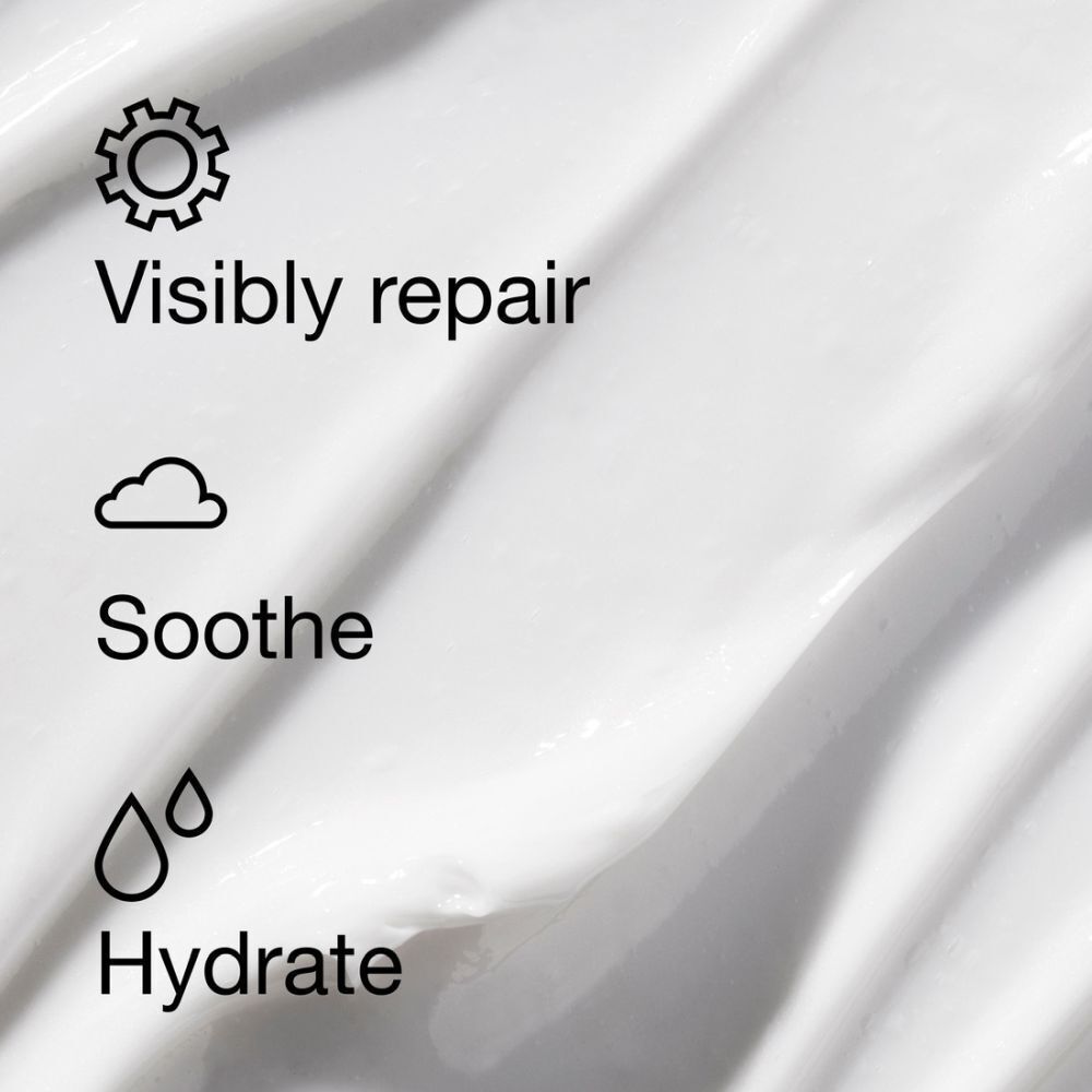 Iconen voor herstel, verlichting en hydratatie.