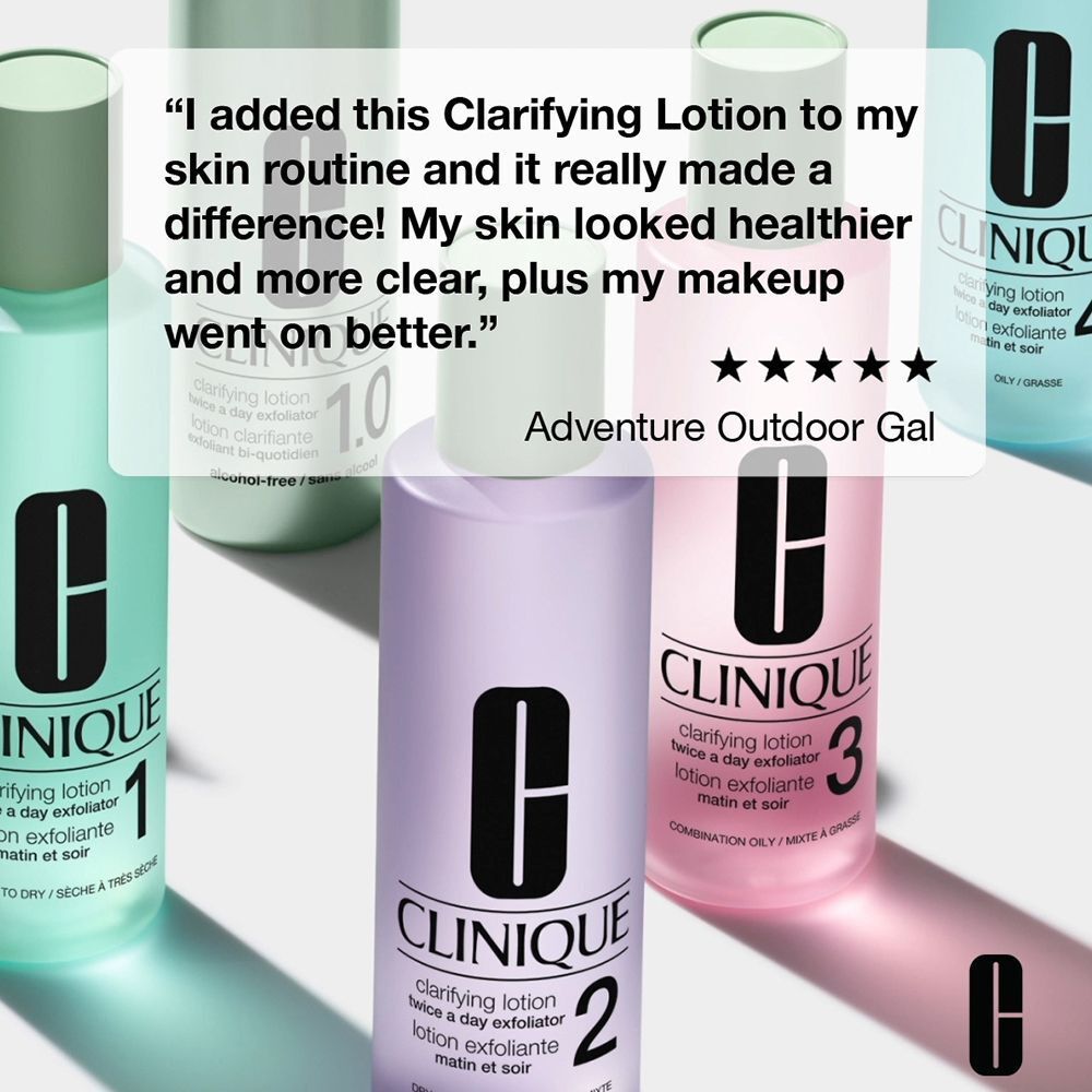 Klantervaring met Clinique Clarifying Lotion.