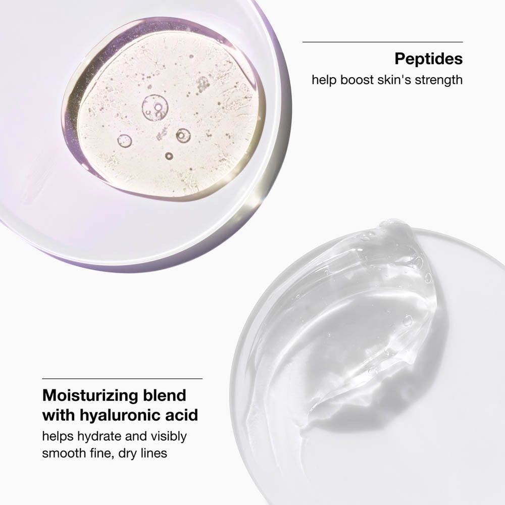 Ingrediënten: peptiden, hydraterende mix met hyaluronzuur. Vloeistoffen.
