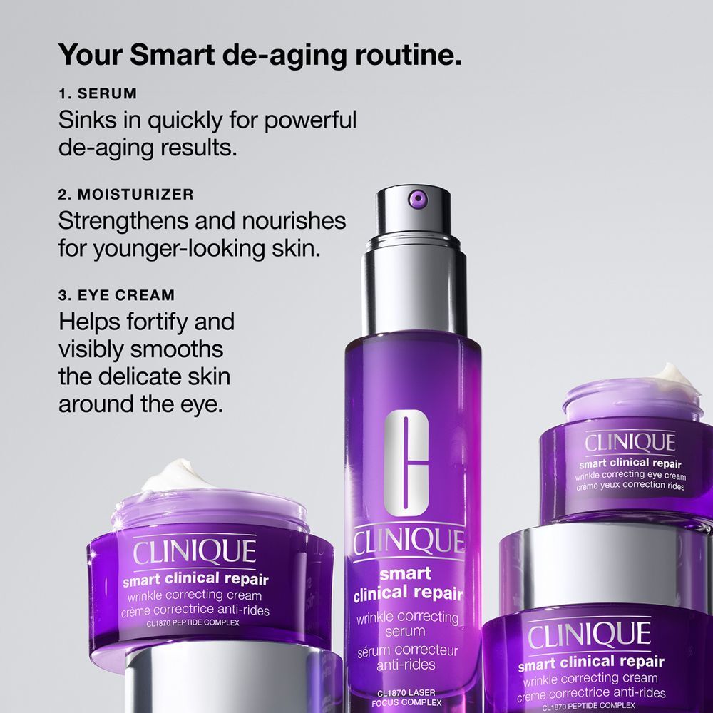 Clinique Smart Clinical Repair serum en crème pot.