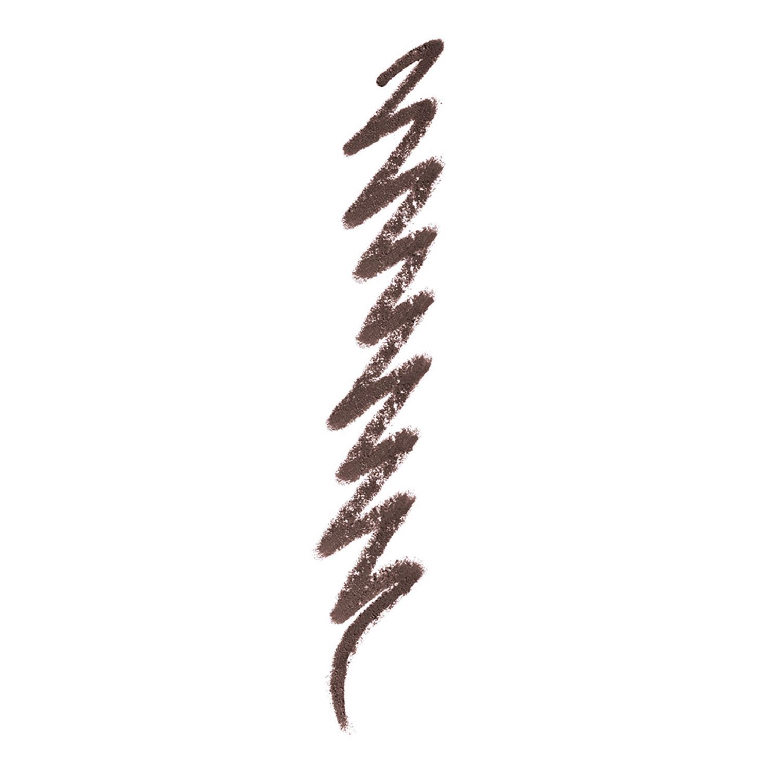 Ligne d'eye-liner brun.