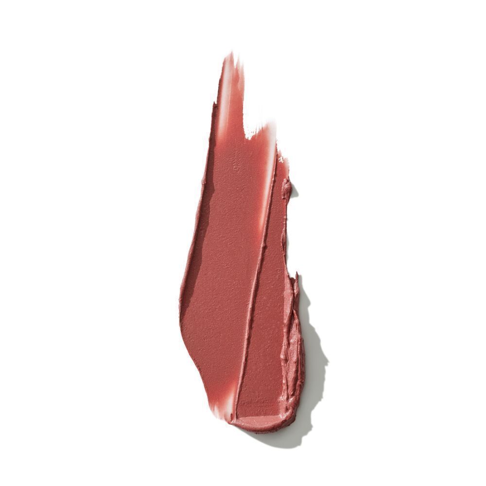 Lippenstift-sample in Satin Mocha met satijnen finish.