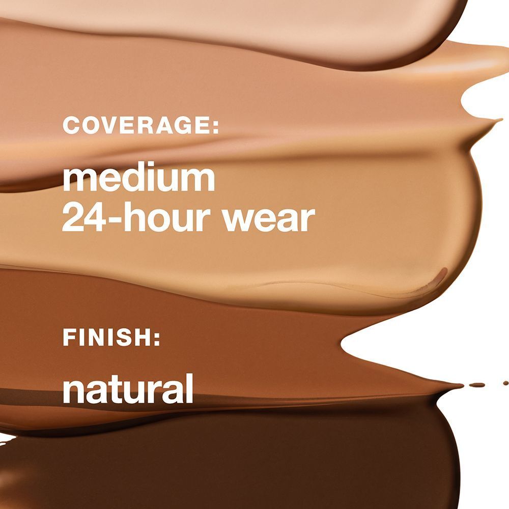 Nuances de fond de teint CLINIQUE Even Better SPF 15 : couvrance moyenne, tenue 24h, fini naturel.