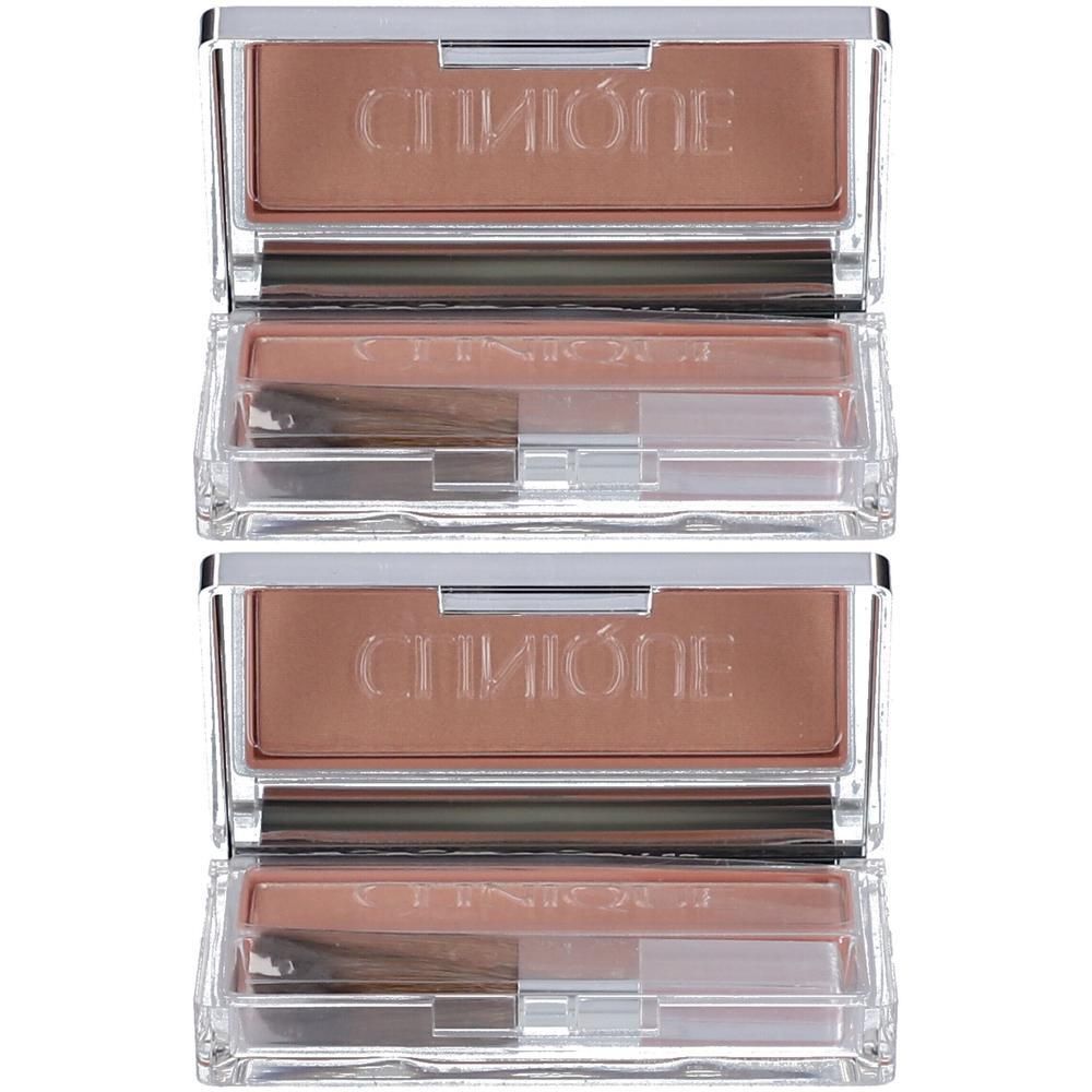 Twee Clinique Blushing Blush poederblushs in Aglow, met applicator.