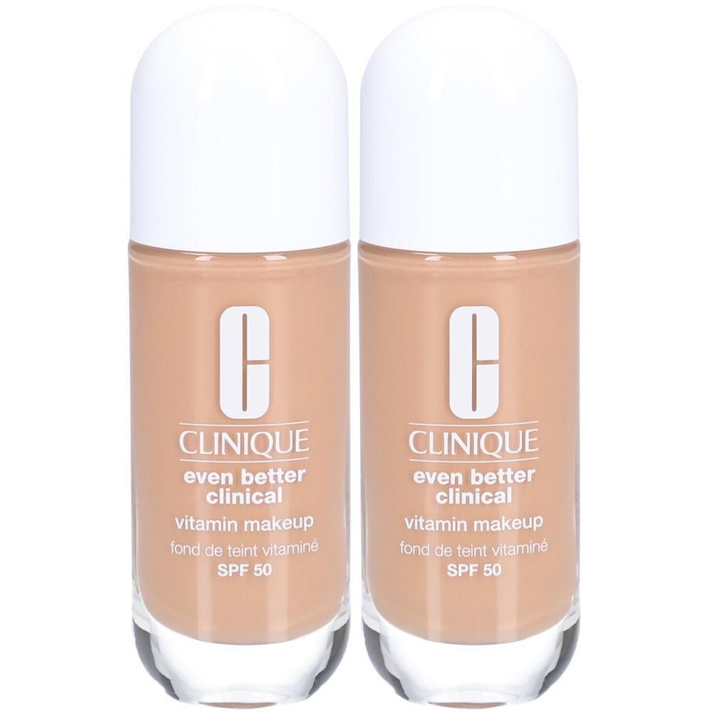 Deux flacons de Clinique Even Better Vitamin Makeup, teinte Medium Cool 3.