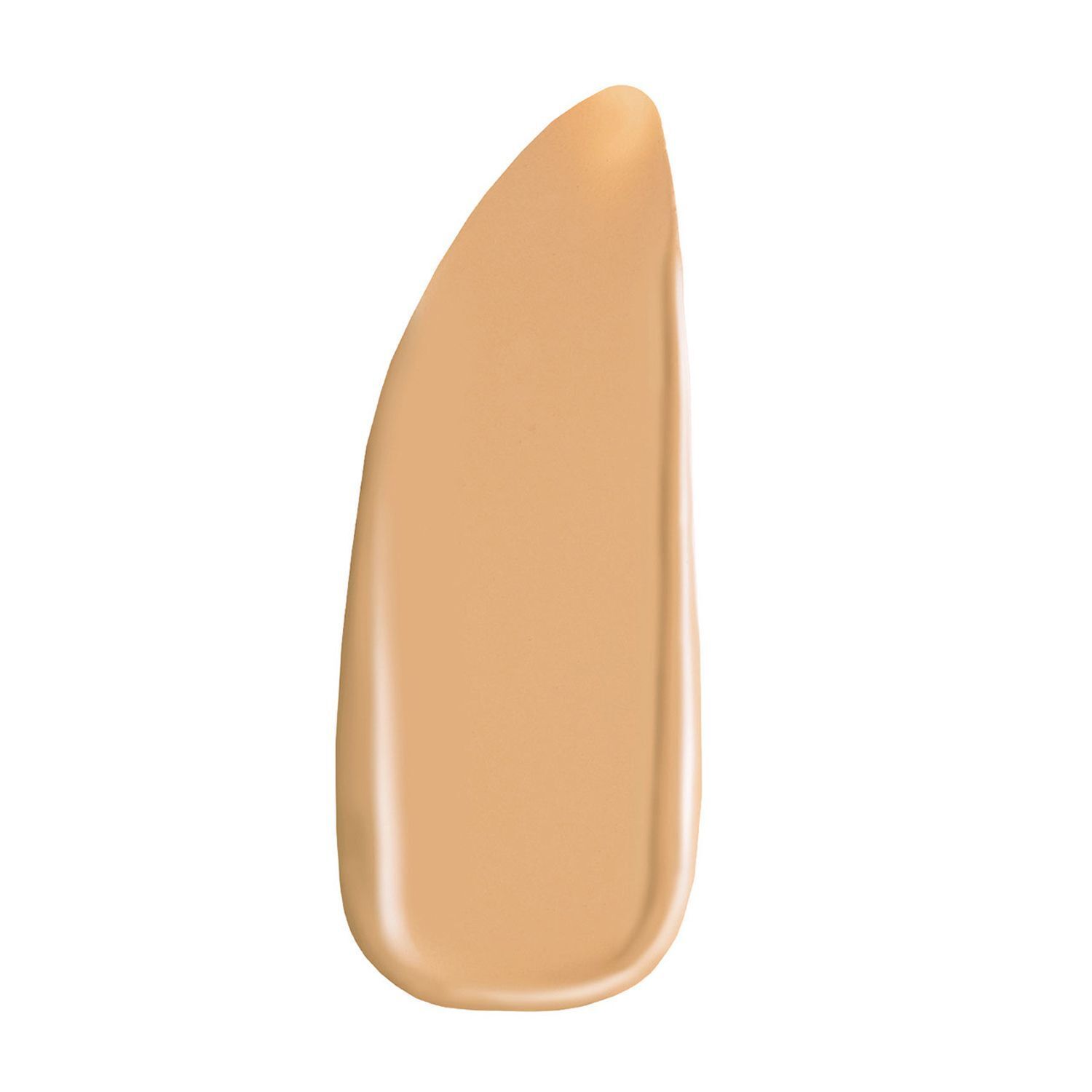 Een swatch Clinique Beyond Perfection Foundation + Concealer in huidskleur.